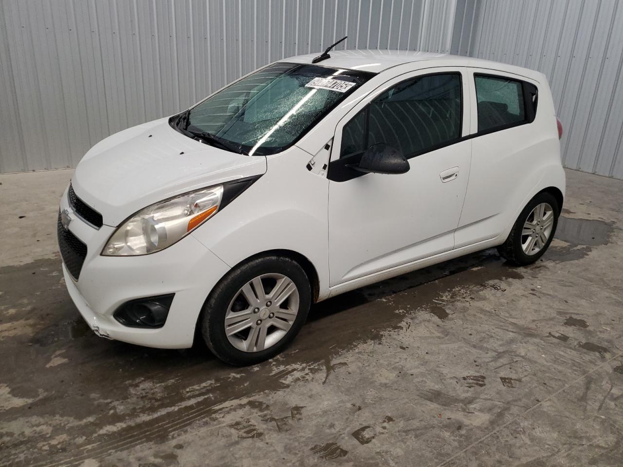 2014 Chevrolet Spark 1lt White vin: KL8CD6S94EC554060