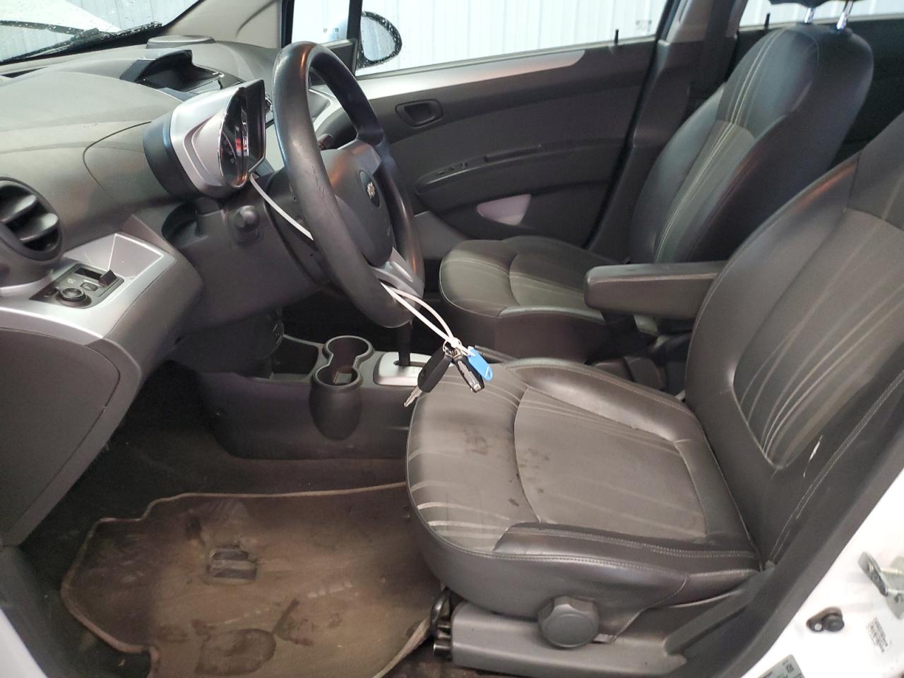 2014 Chevrolet Spark 1lt White vin: KL8CD6S94EC554060