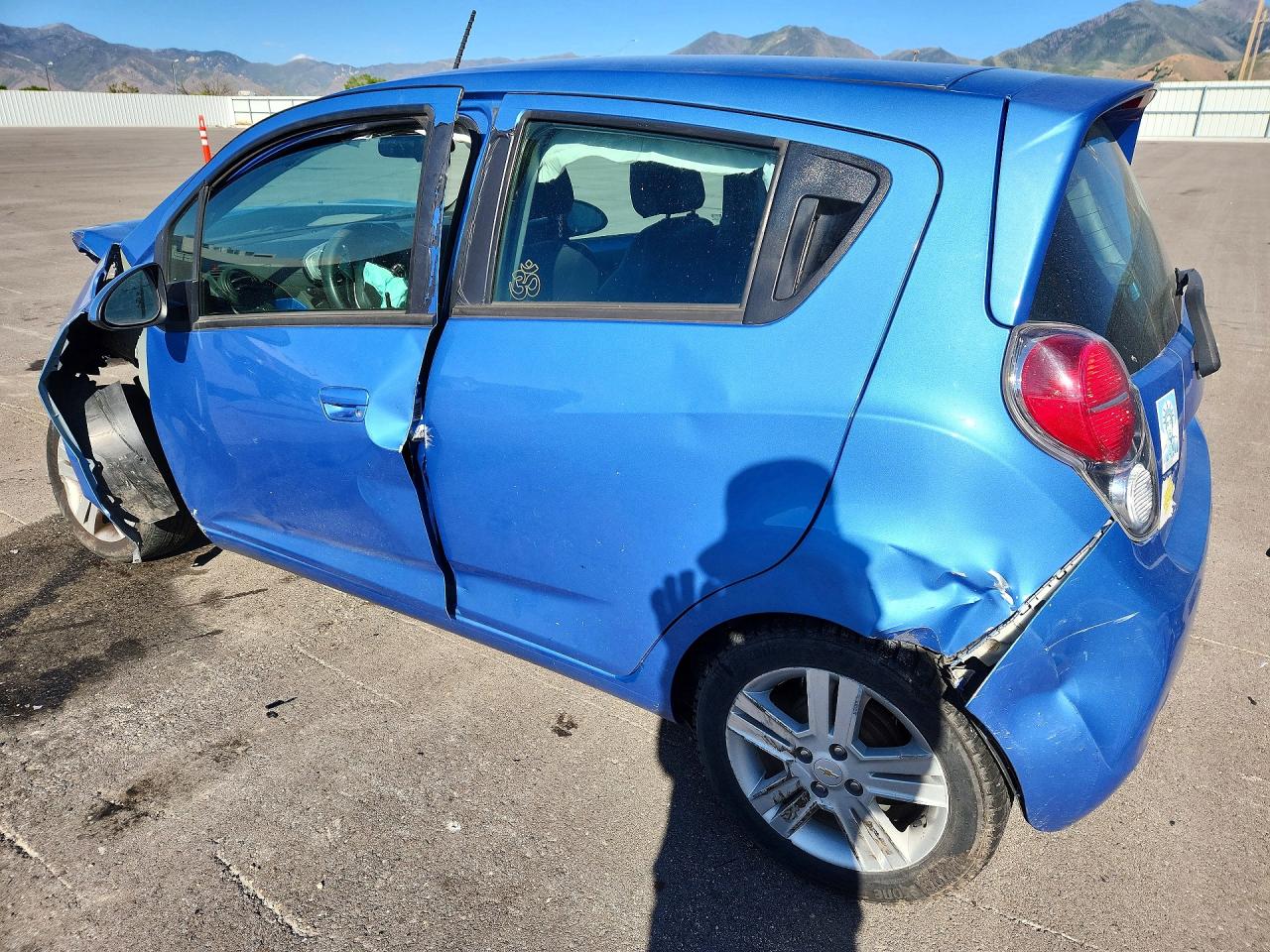 2014 Chevrolet Spark 1lt Blue vin: KL8CD6S94EC560506