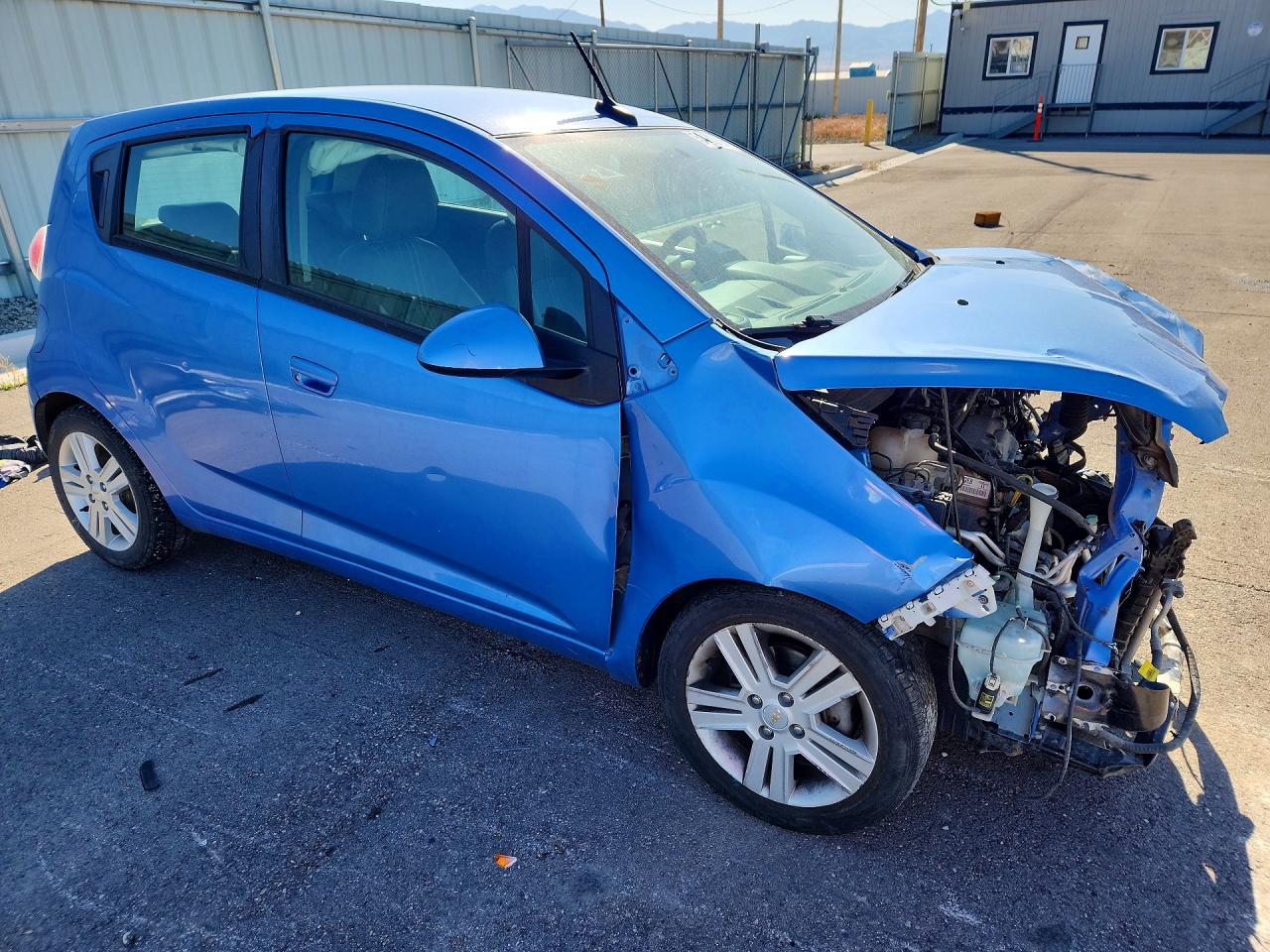 2014 Chevrolet Spark 1lt Blue vin: KL8CD6S94EC560506