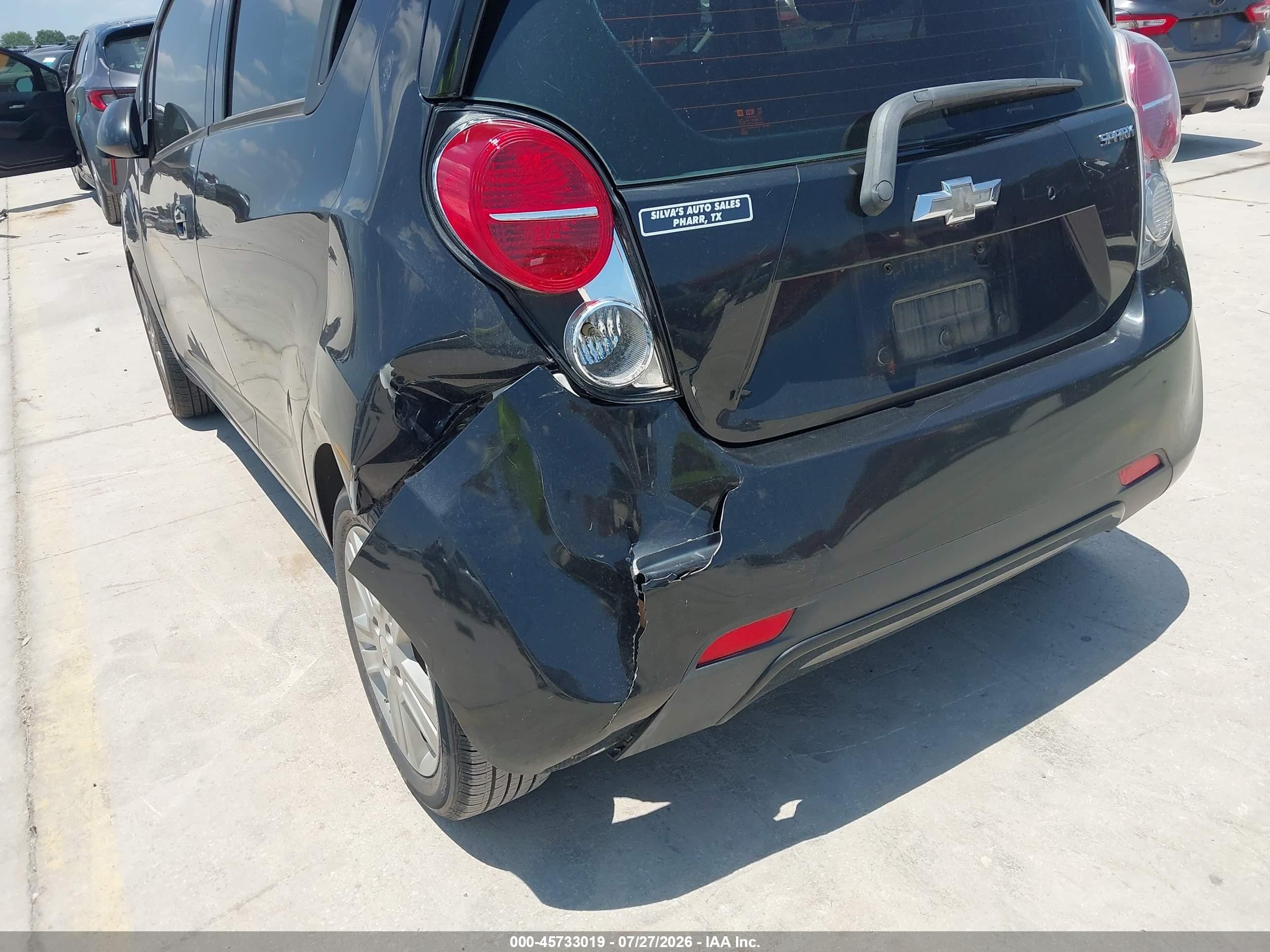 2014 Chevrolet Spark 1lt Auto Black vin: KL8CD6S94EC577760