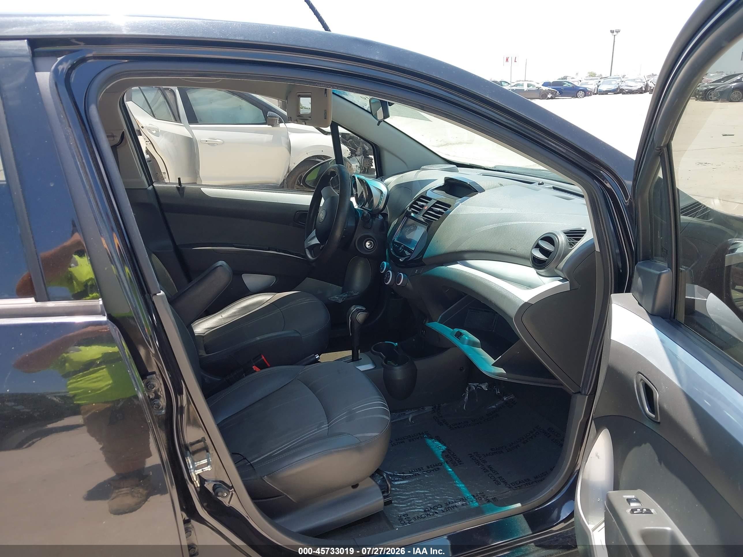 2014 Chevrolet Spark 1lt Auto Black vin: KL8CD6S94EC577760