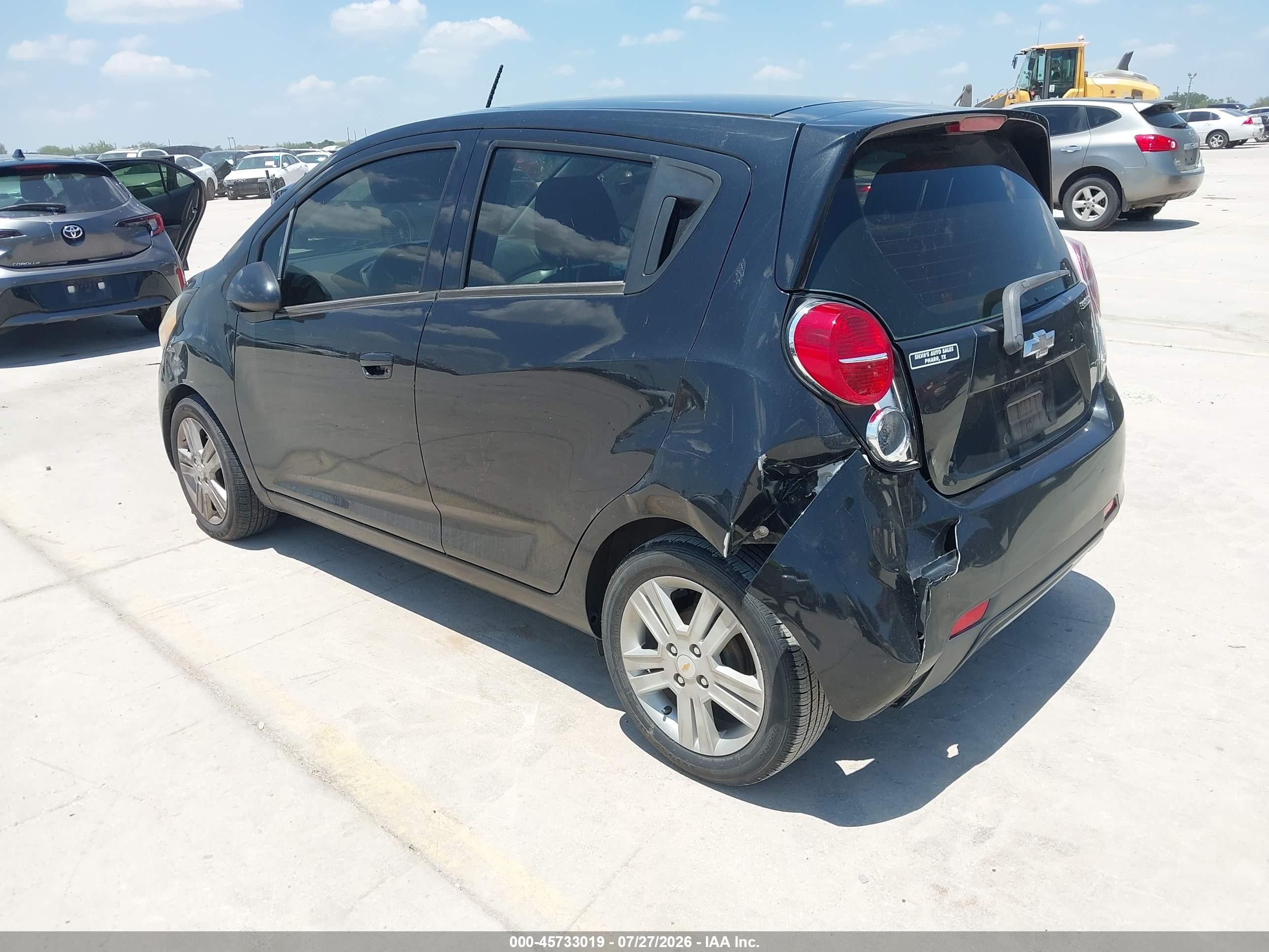 2014 Chevrolet Spark 1lt Auto Black vin: KL8CD6S94EC577760