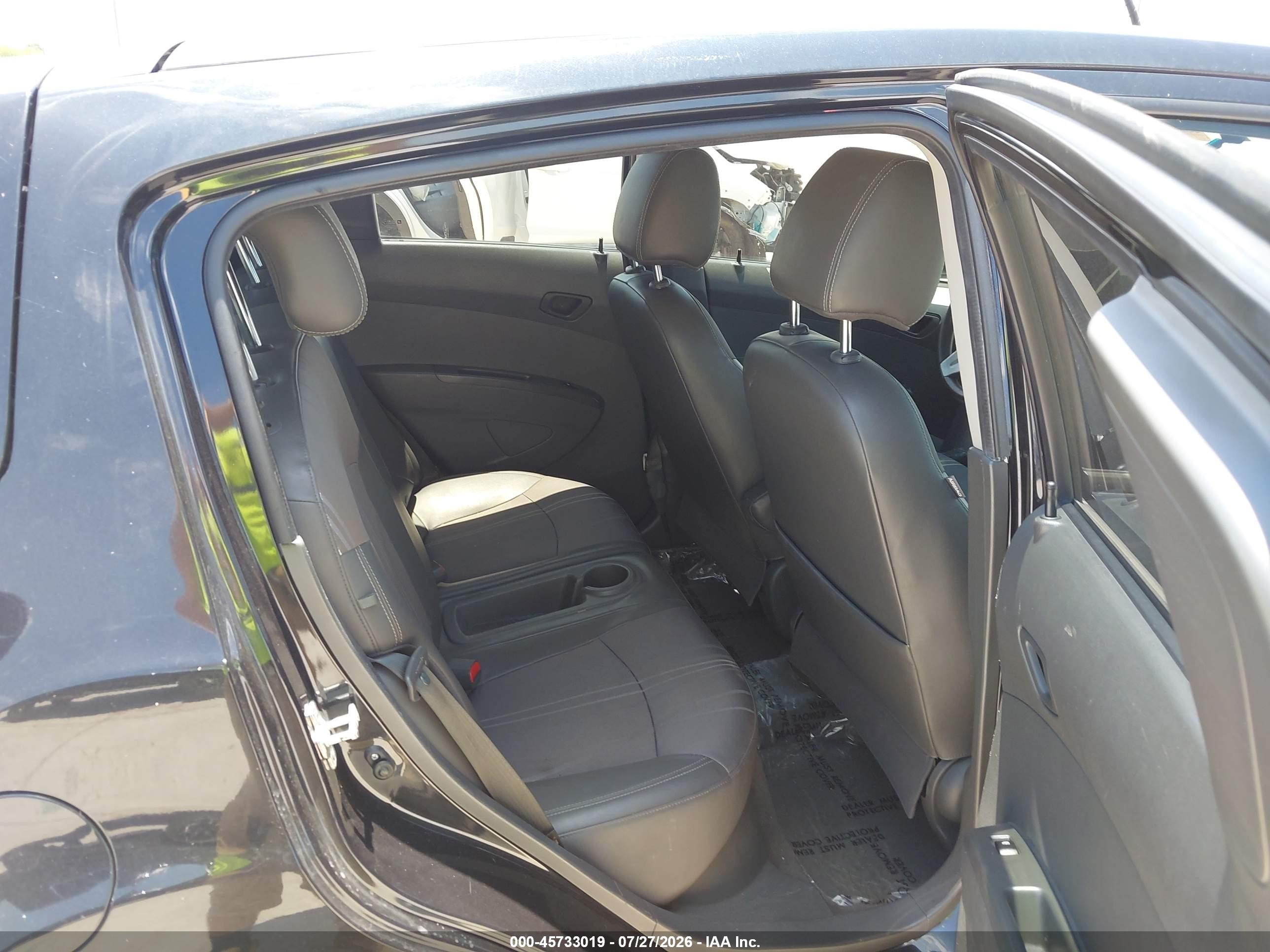2014 Chevrolet Spark 1lt Auto Black vin: KL8CD6S94EC577760