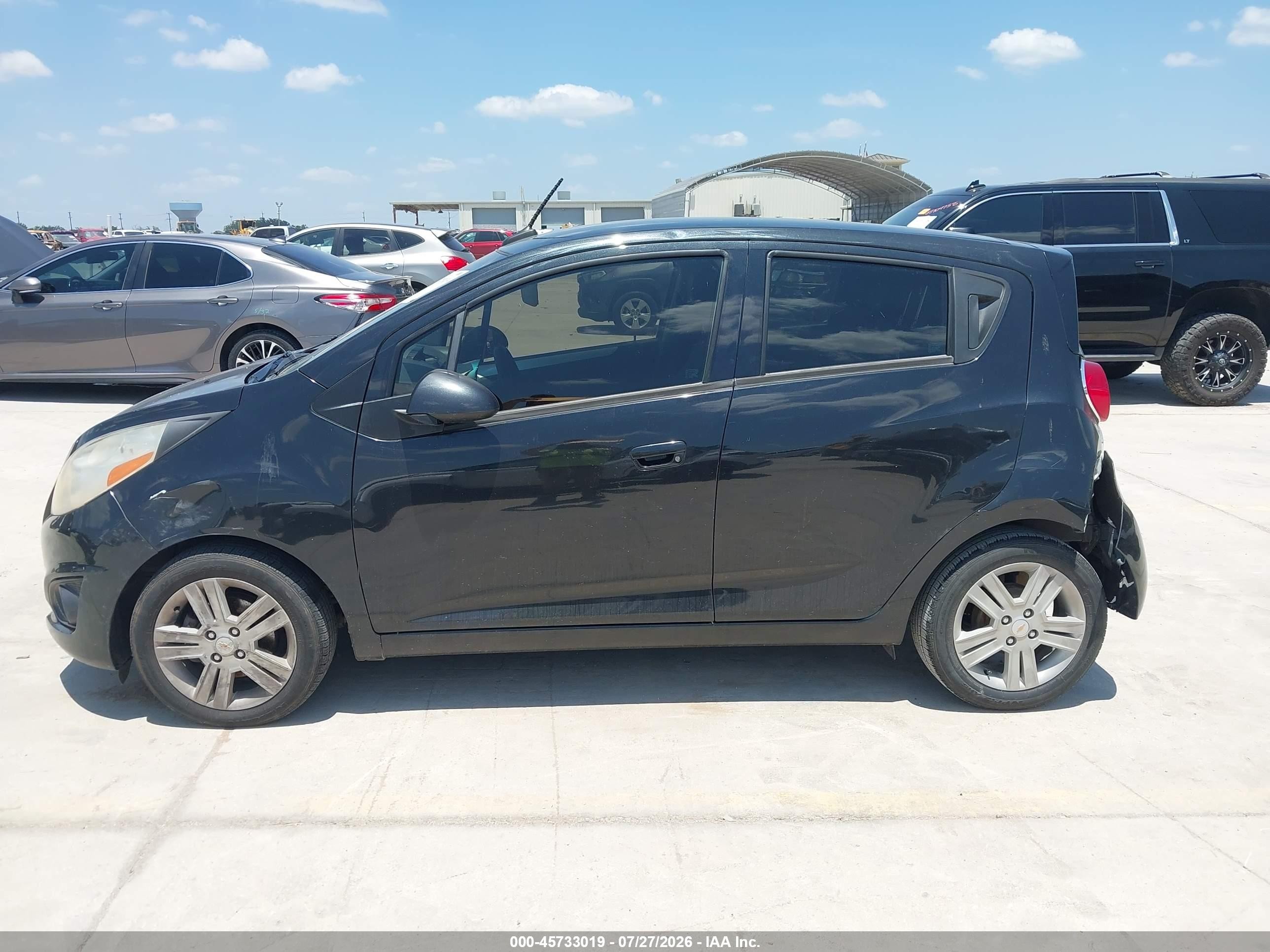 2014 Chevrolet Spark 1lt Auto Black vin: KL8CD6S94EC577760