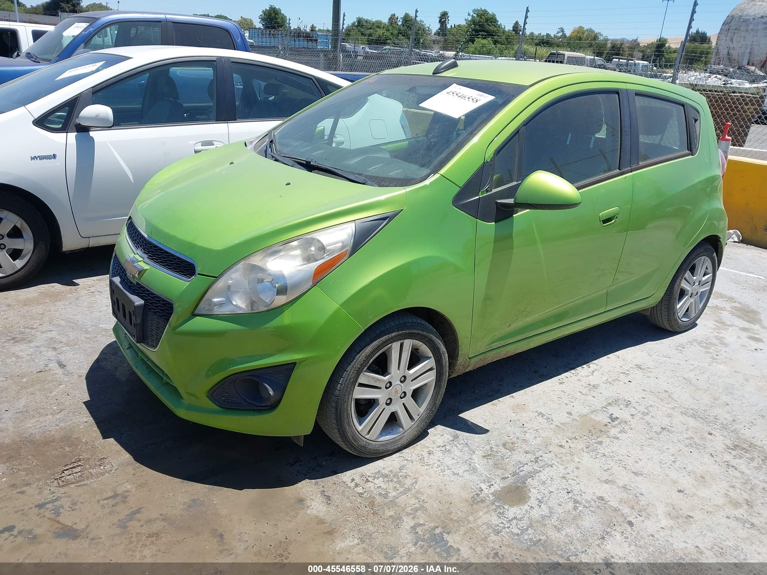 2015 Chevrolet Spark 1lt Cvt Green vin: KL8CD6S94FC716593