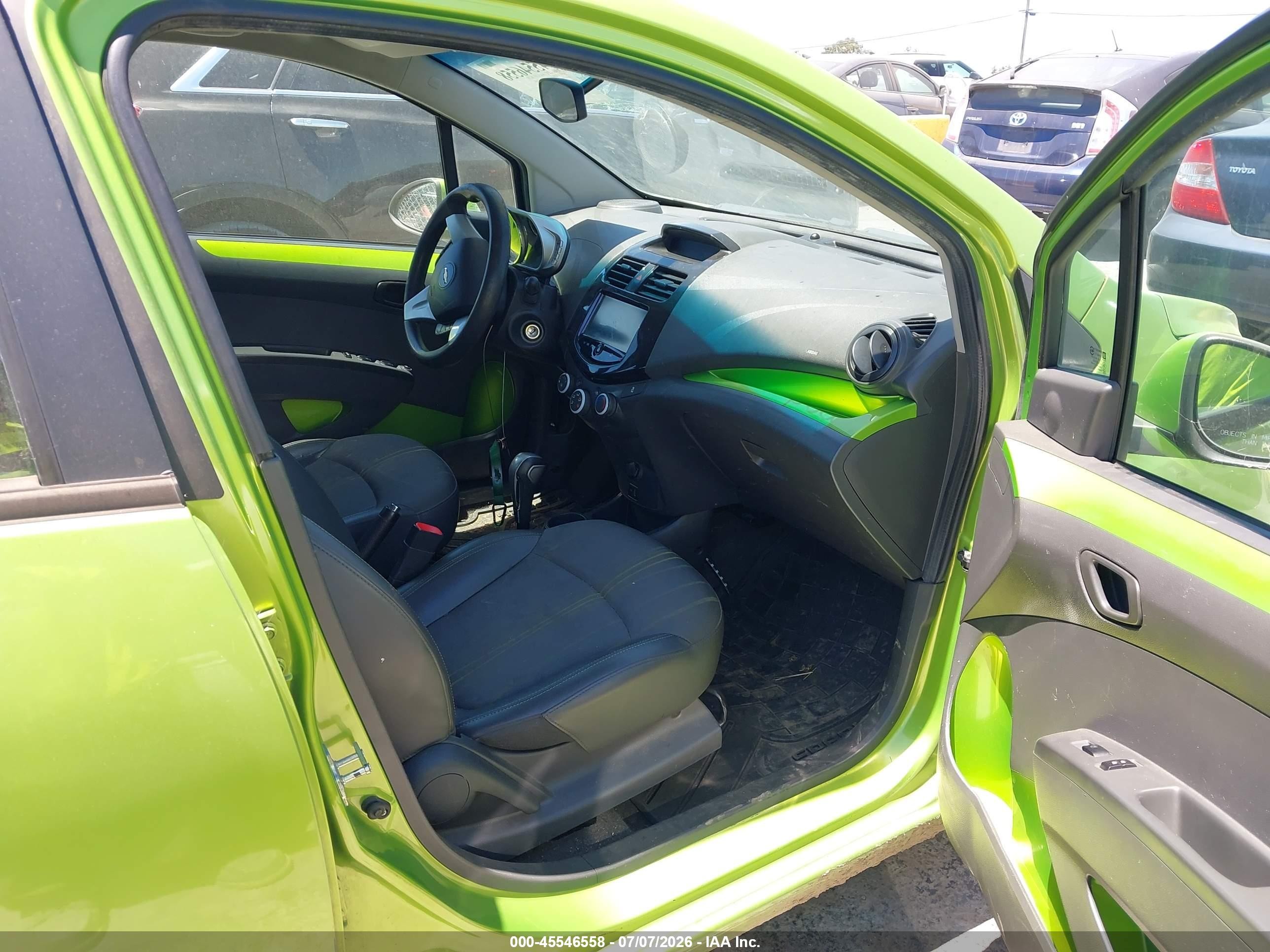 2015 Chevrolet Spark 1lt Cvt Green vin: KL8CD6S94FC716593