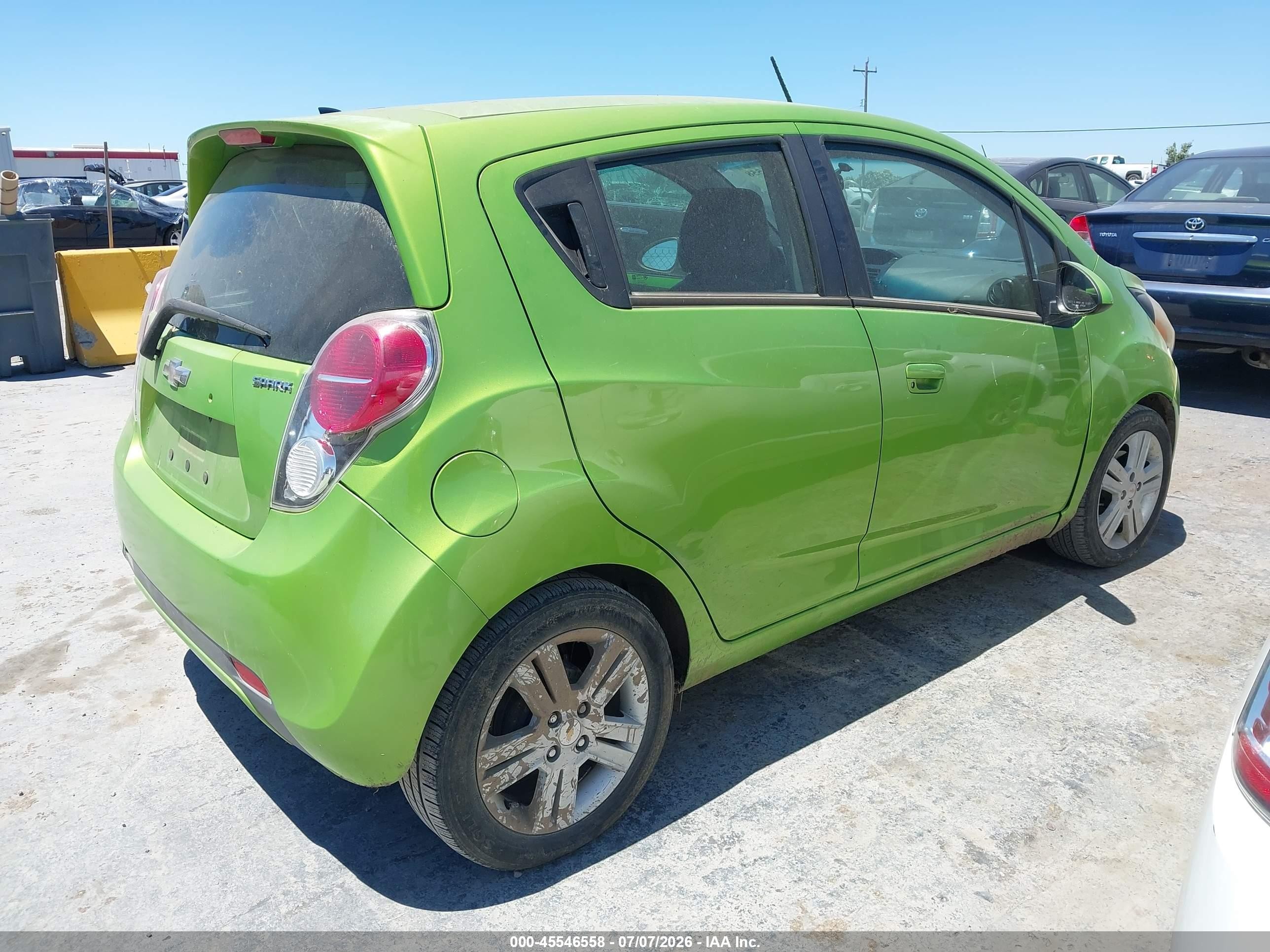 2015 Chevrolet Spark 1lt Cvt Green vin: KL8CD6S94FC716593