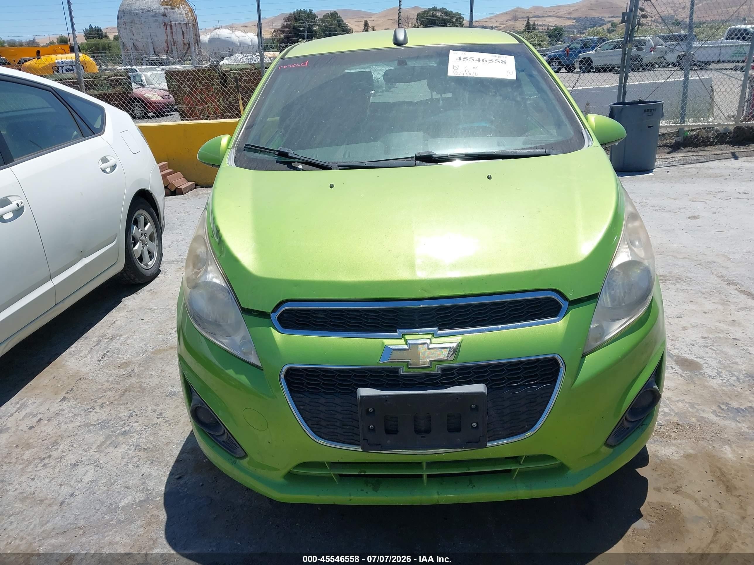2015 Chevrolet Spark 1lt Cvt Green vin: KL8CD6S94FC716593