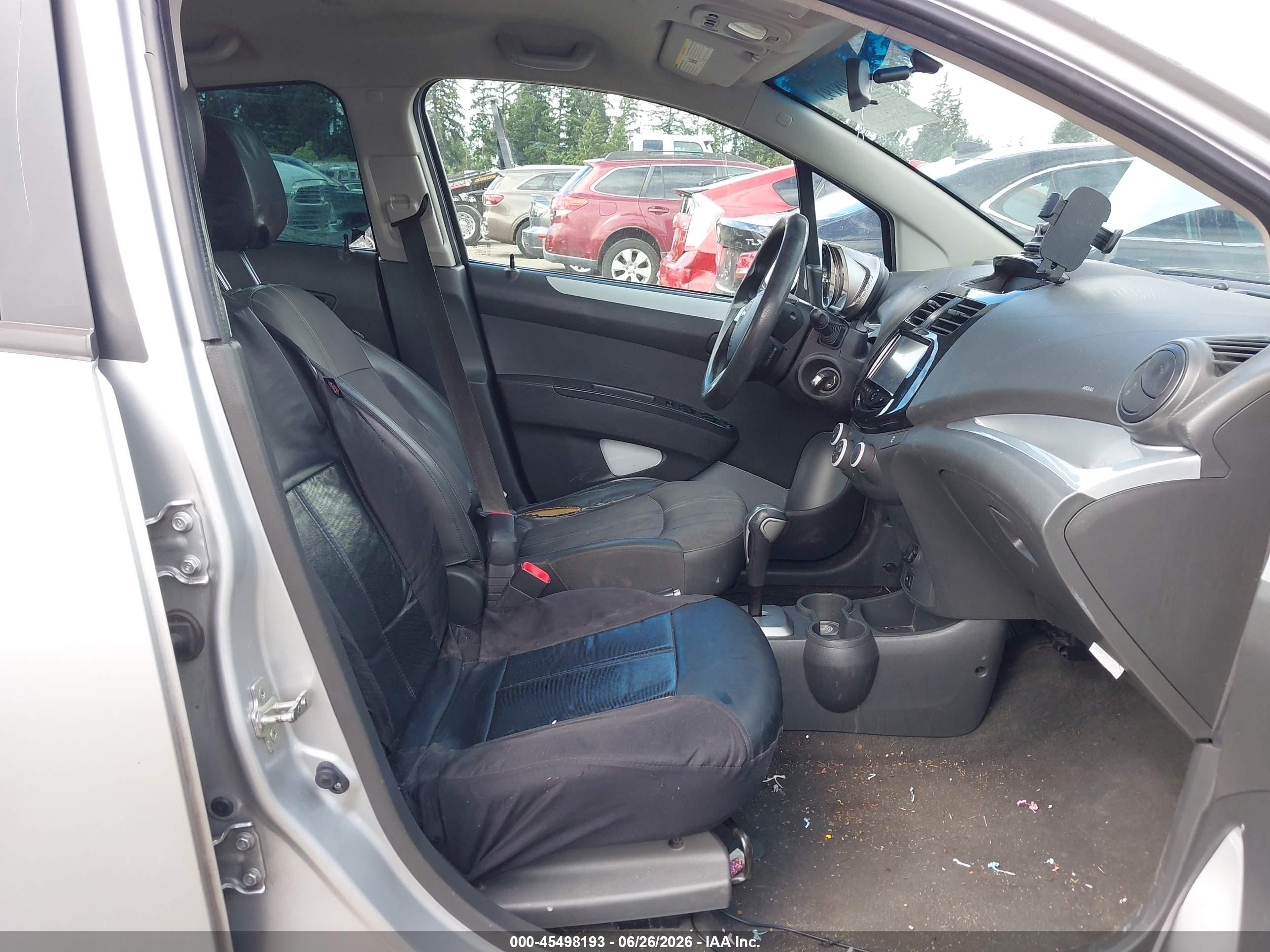 2015 Chevrolet Spark 1lt Cvt Silver vin: KL8CD6S94FC720644