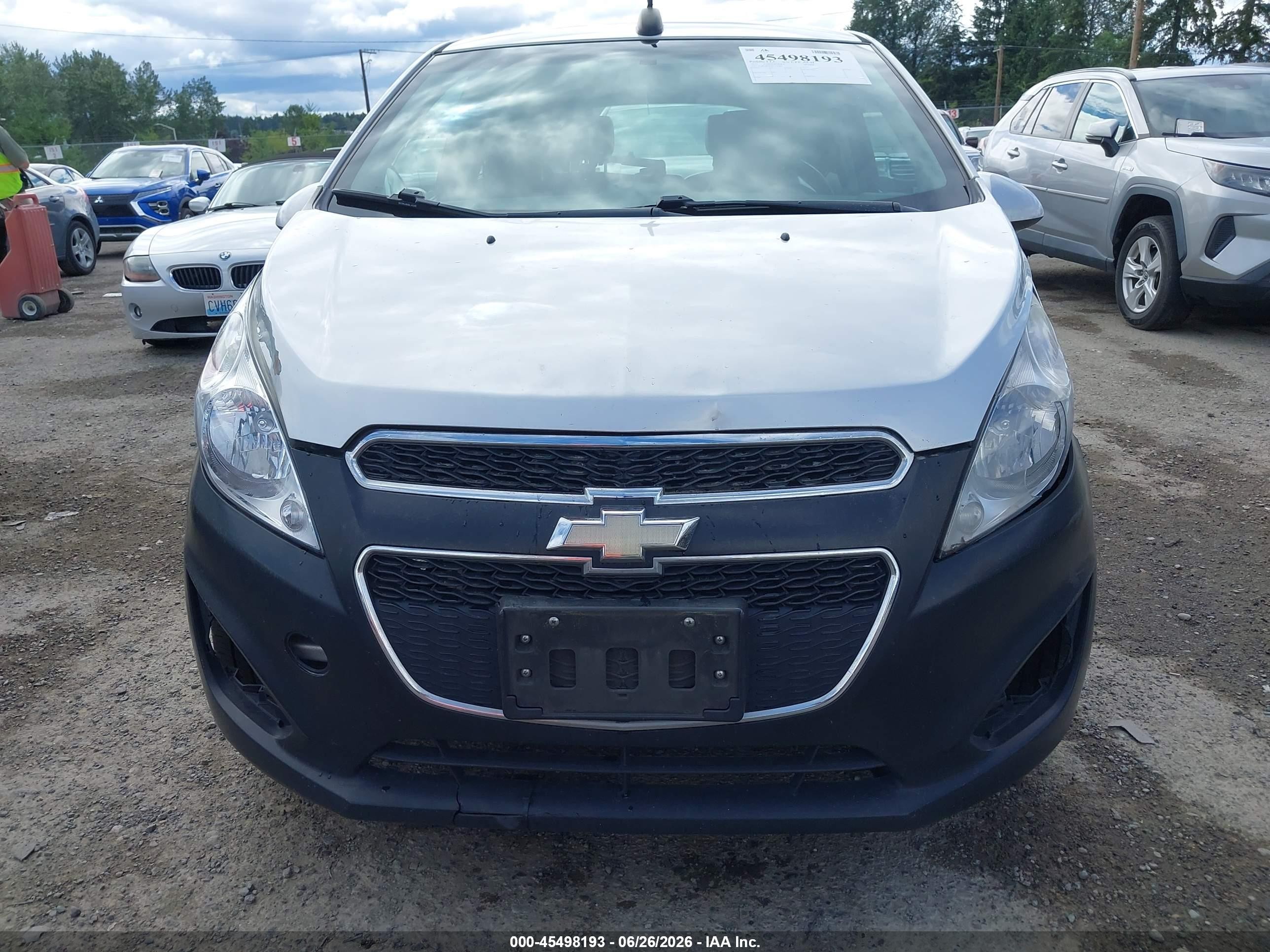 2015 Chevrolet Spark 1lt Cvt Silver vin: KL8CD6S94FC720644