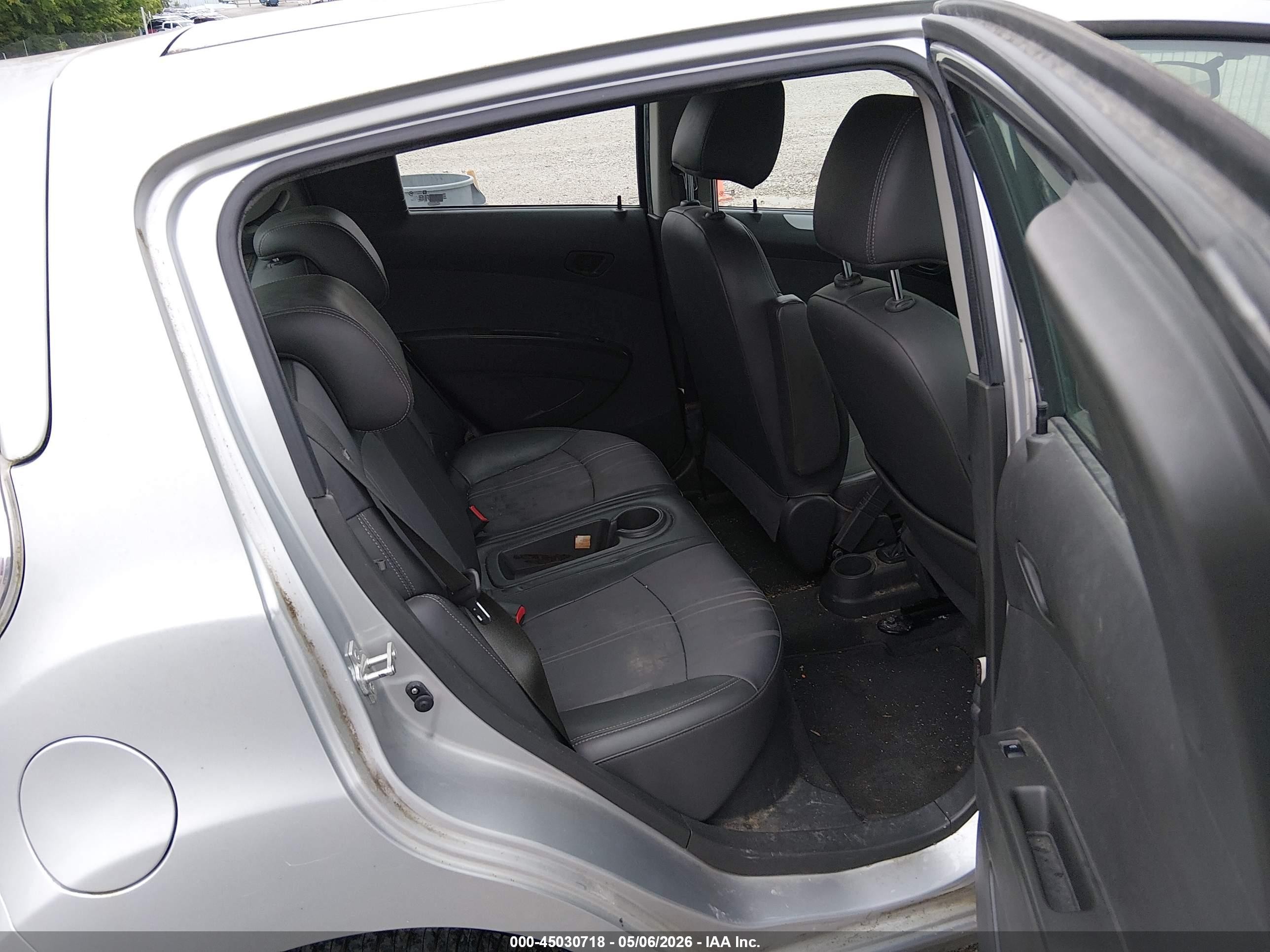 2015 Chevrolet Spark 1lt Cvt Gray vin: KL8CD6S94FC793402