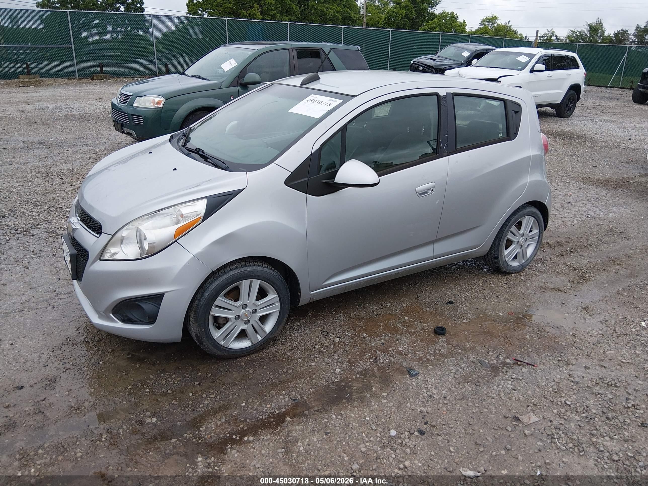 2015 Chevrolet Spark 1lt Cvt Gray vin: KL8CD6S94FC793402