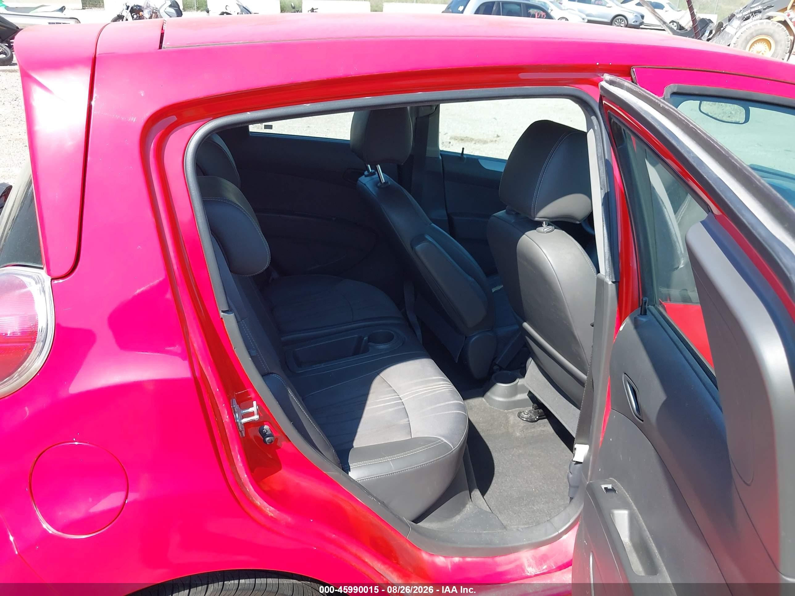 2015 Chevrolet Spark 1lt Cvt Red vin: KL8CD6S94FC802471