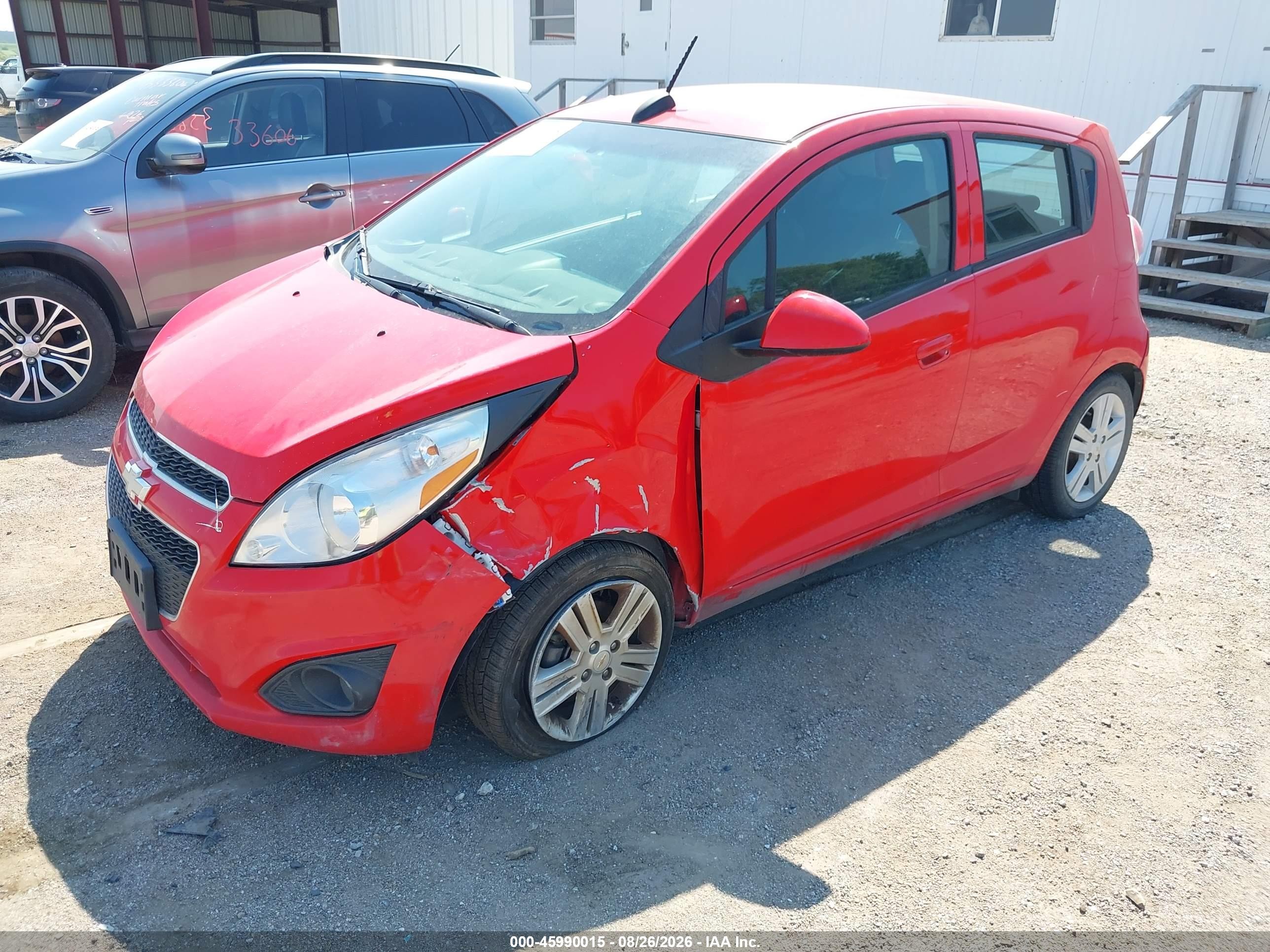 2015 Chevrolet Spark 1lt Cvt Red vin: KL8CD6S94FC802471