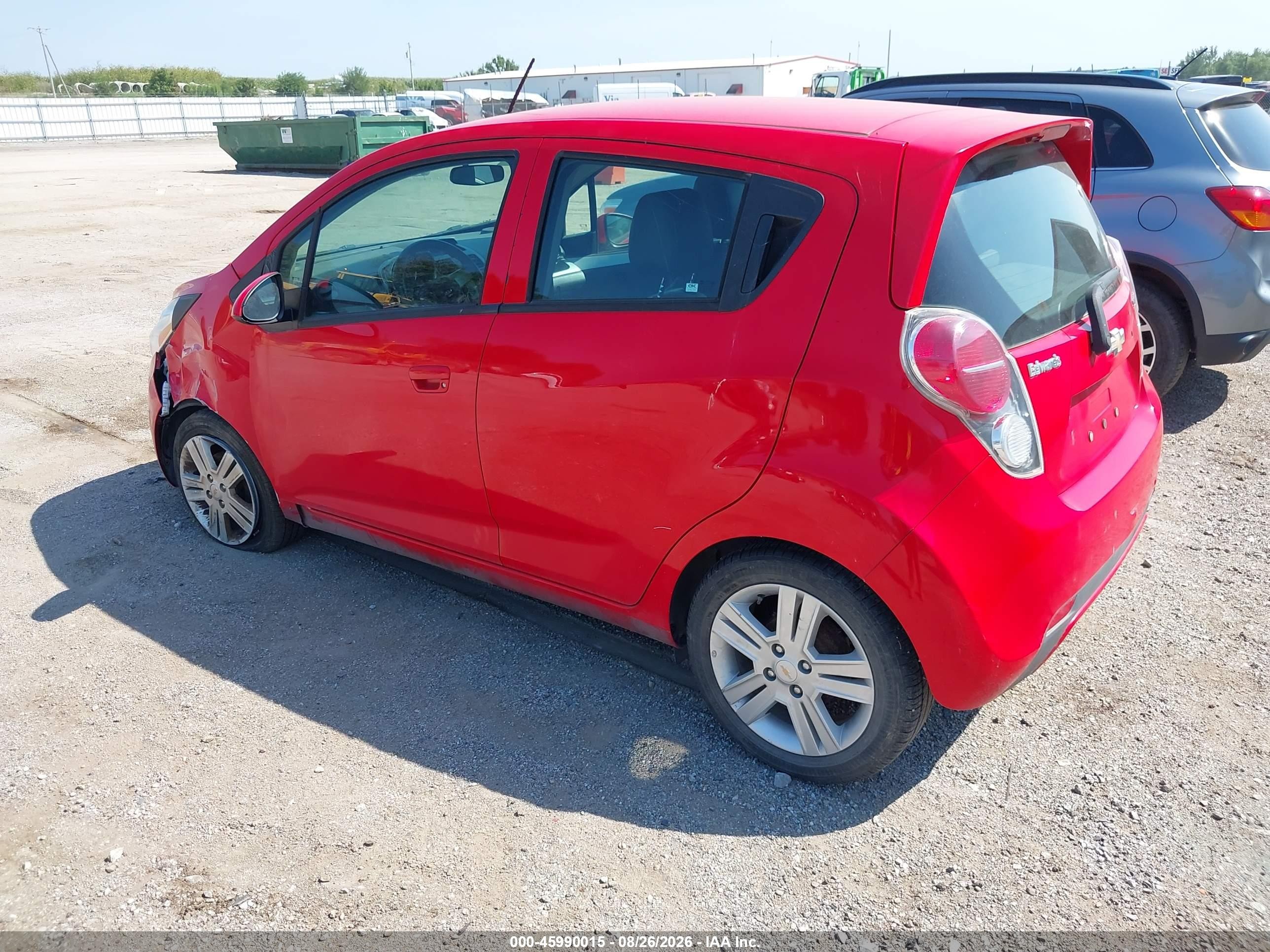 2015 Chevrolet Spark 1lt Cvt Red vin: KL8CD6S94FC802471