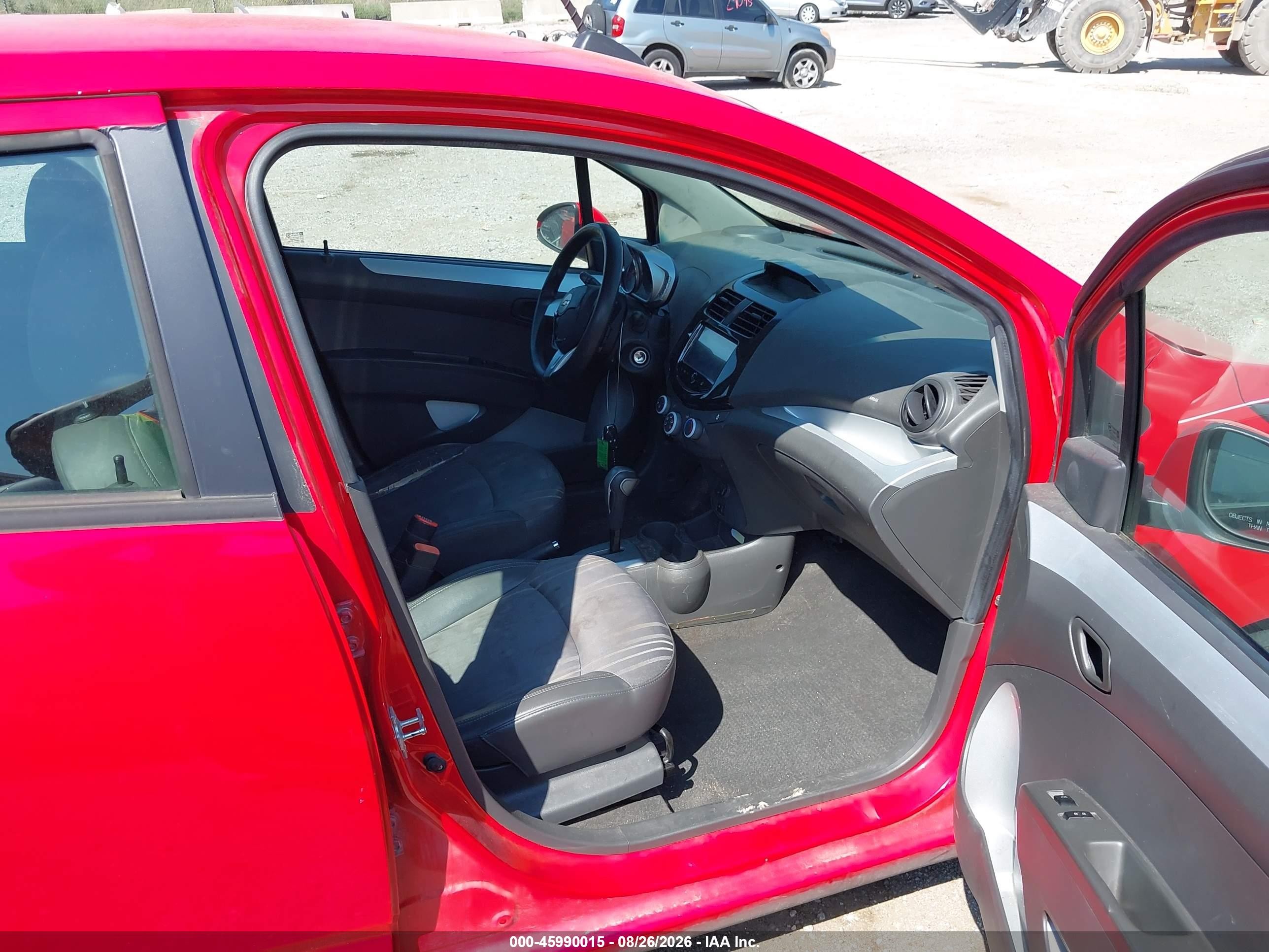 2015 Chevrolet Spark 1lt Cvt Red vin: KL8CD6S94FC802471