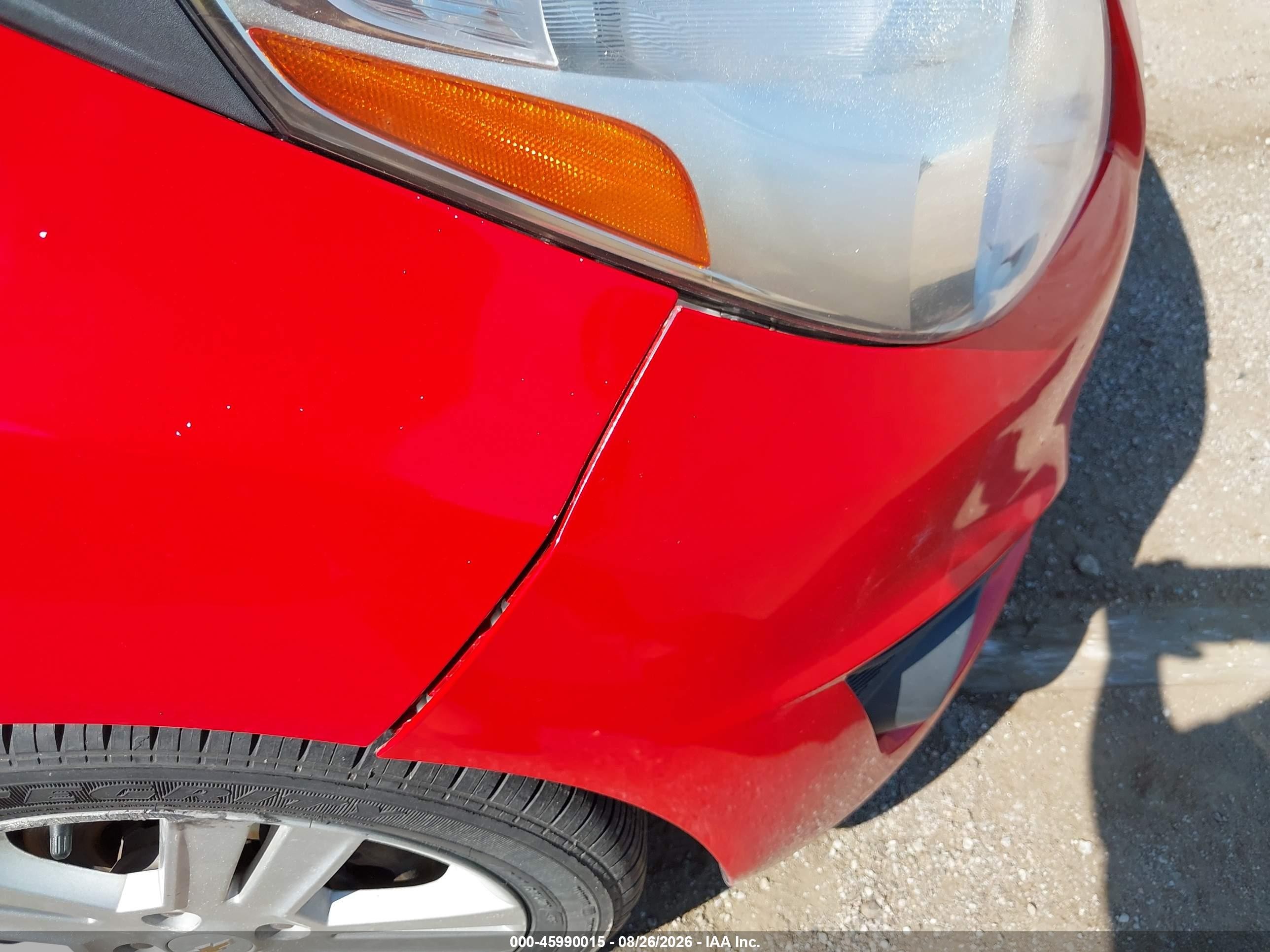 2015 Chevrolet Spark 1lt Cvt Red vin: KL8CD6S94FC802471