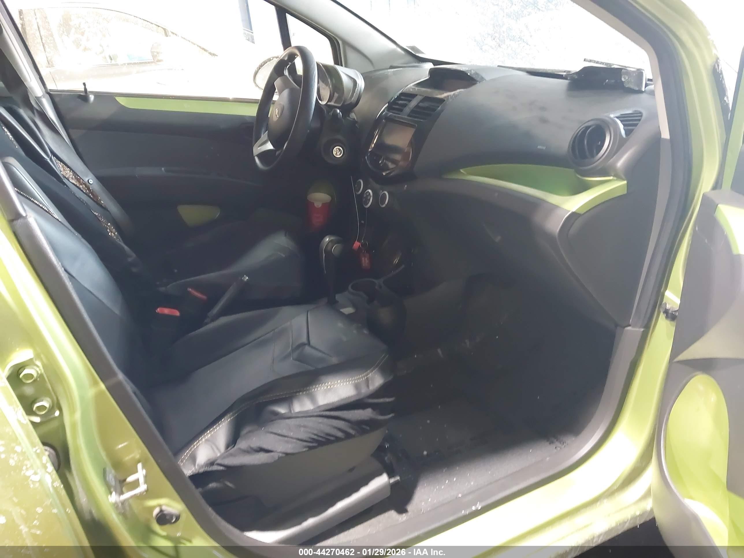 2013 Chevrolet Spark 1lt Auto Green vin: KL8CD6S95DC501009