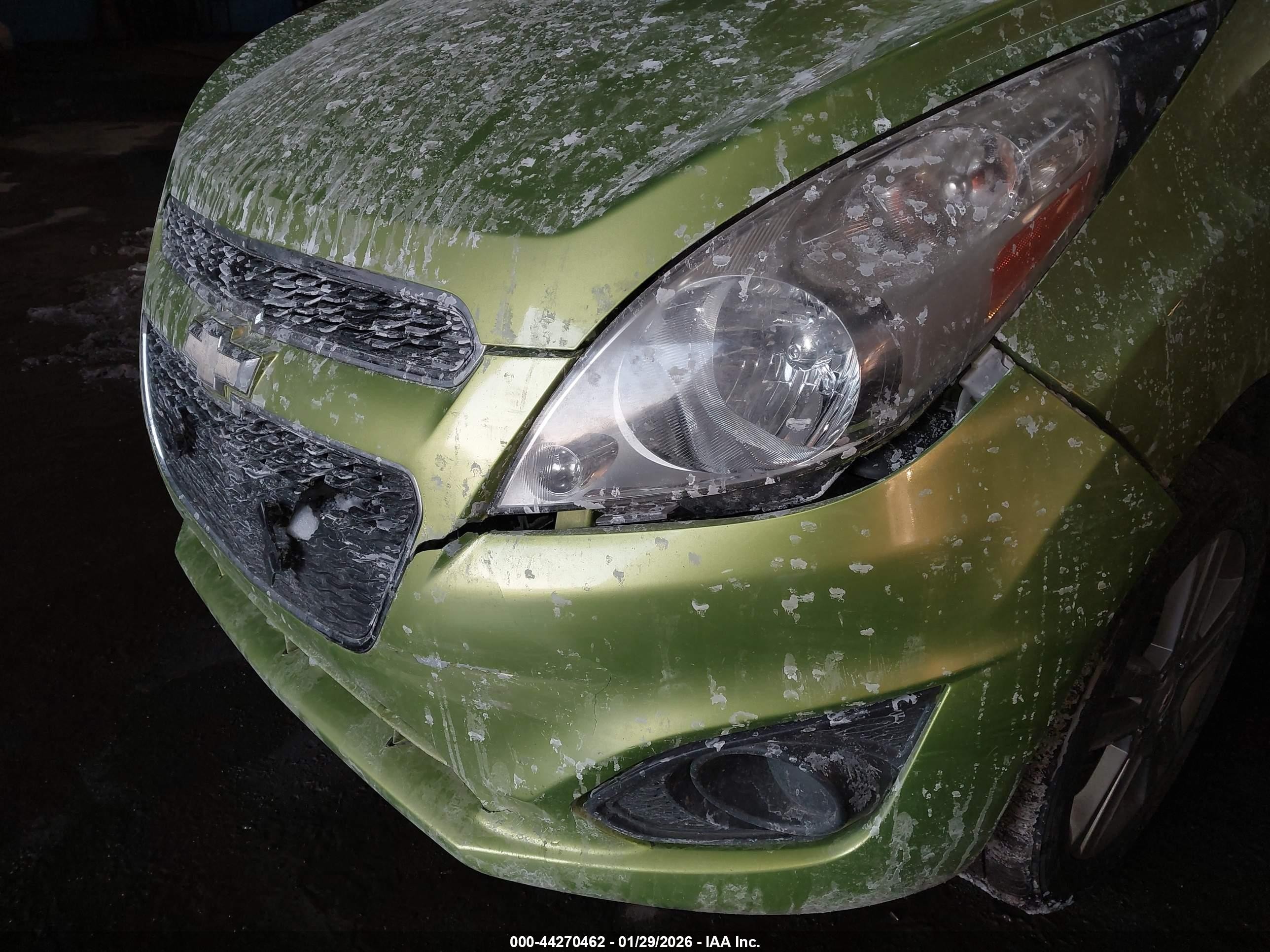 2013 Chevrolet Spark 1lt Auto Green vin: KL8CD6S95DC501009