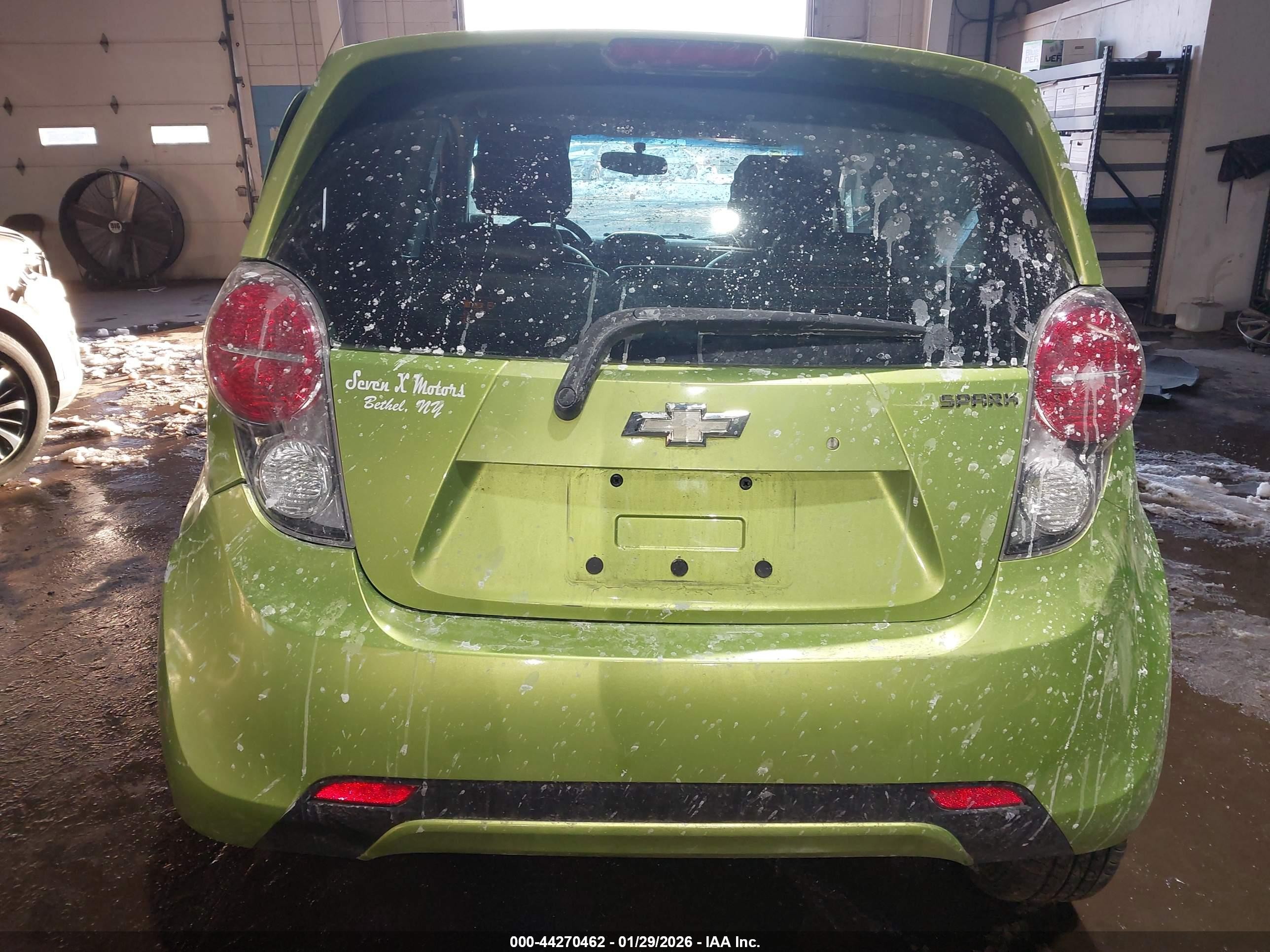 2013 Chevrolet Spark 1lt Auto Green vin: KL8CD6S95DC501009
