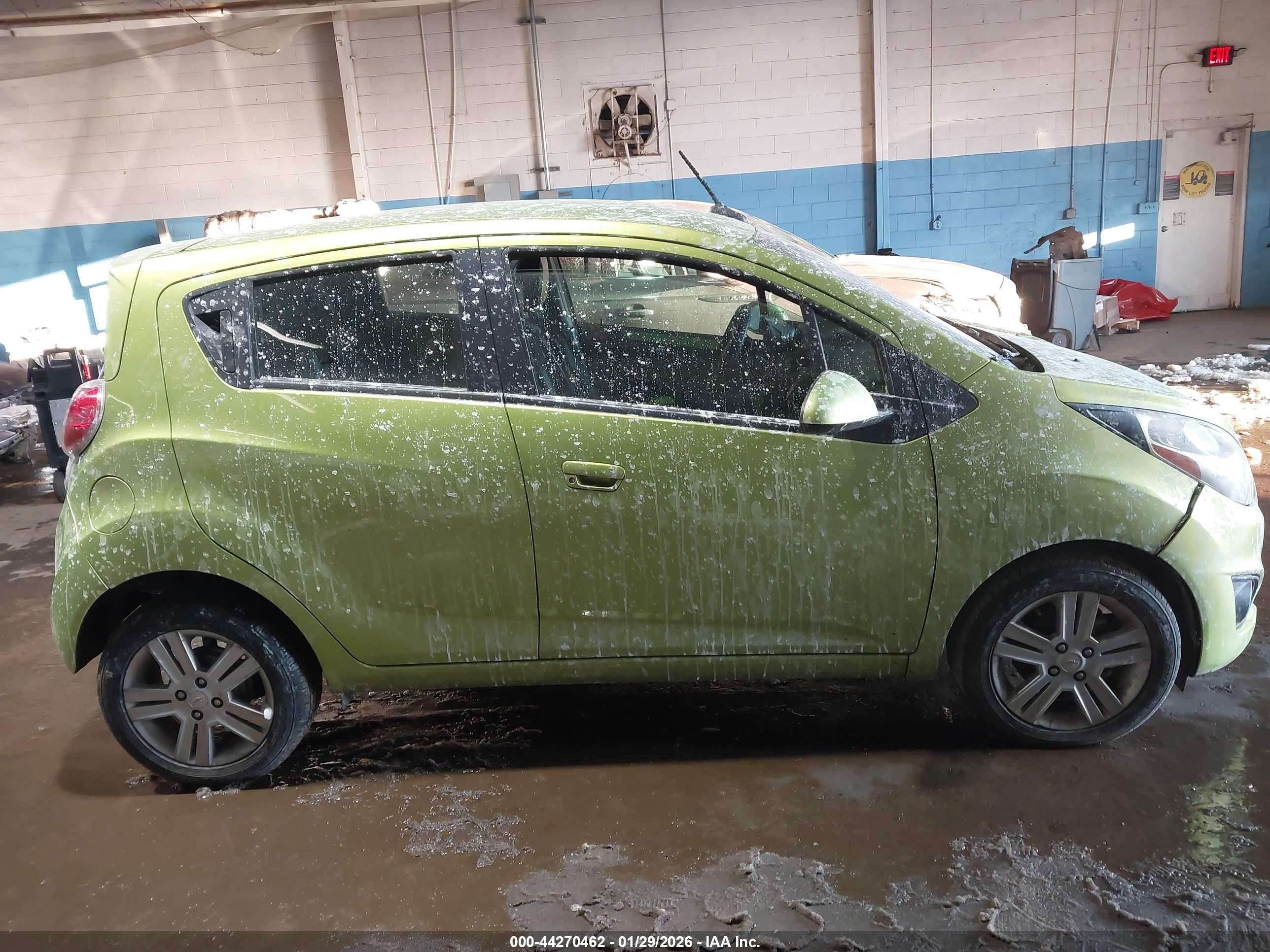 2013 Chevrolet Spark 1lt Auto Green vin: KL8CD6S95DC501009