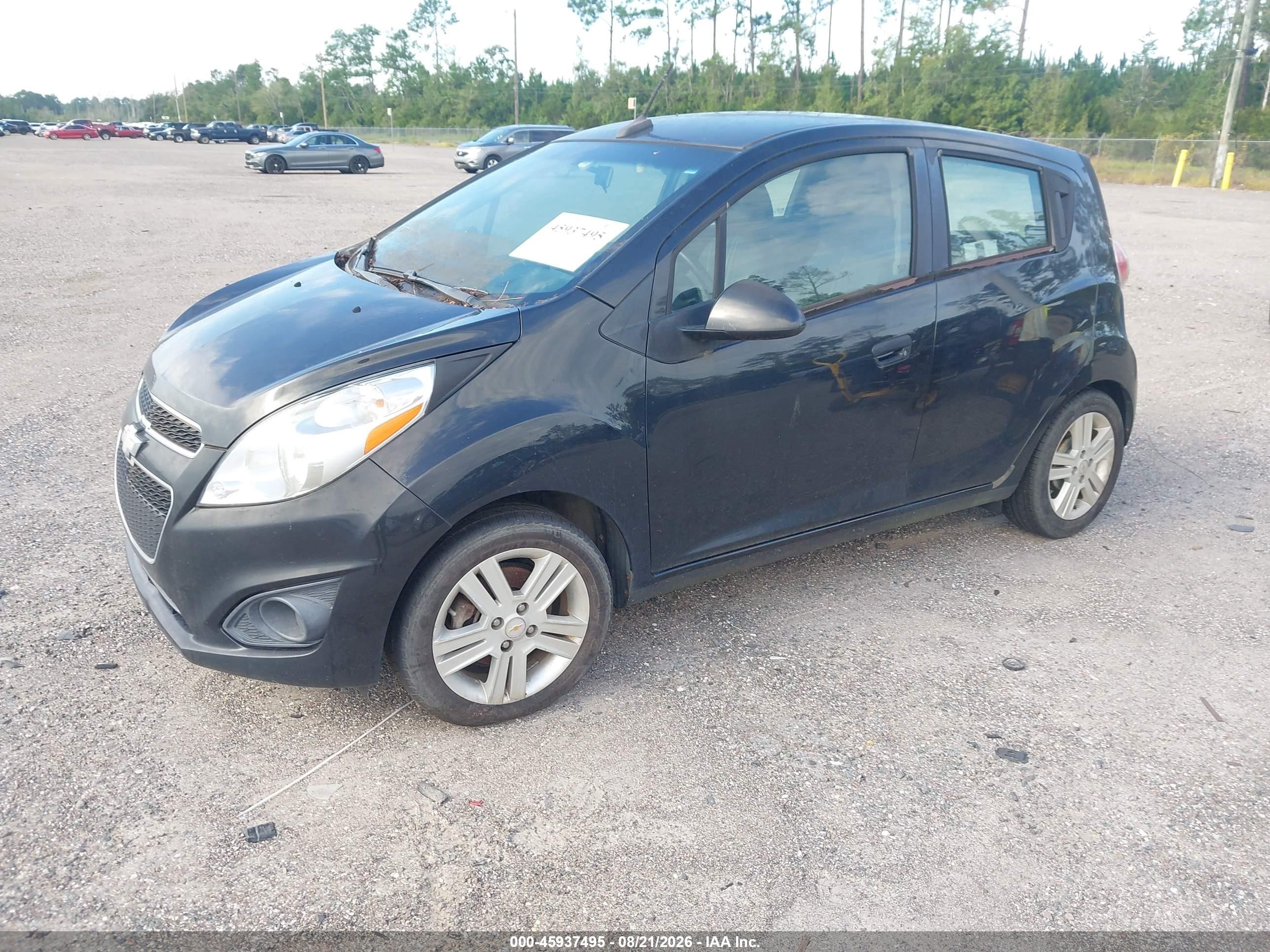 2013 Chevrolet Spark 1lt Auto Black vin: KL8CD6S95DC563851