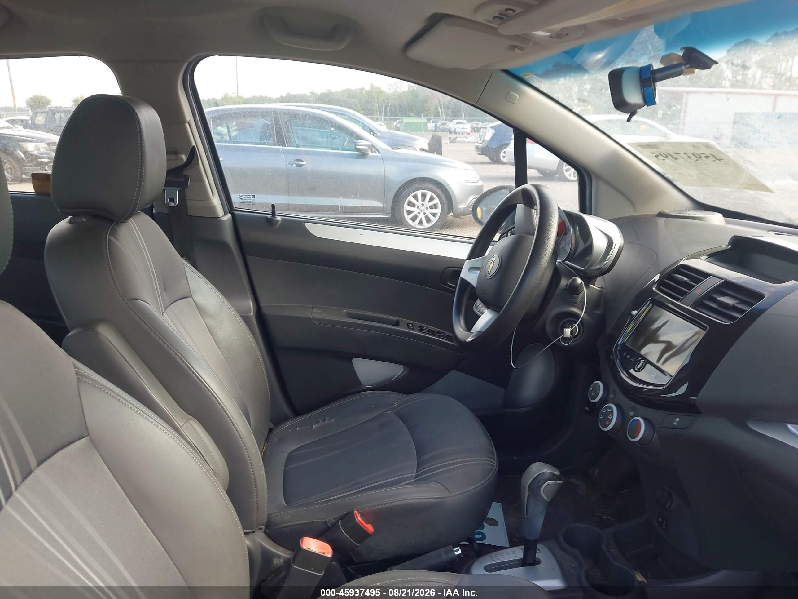 2013 Chevrolet Spark 1lt Auto Black vin: KL8CD6S95DC563851