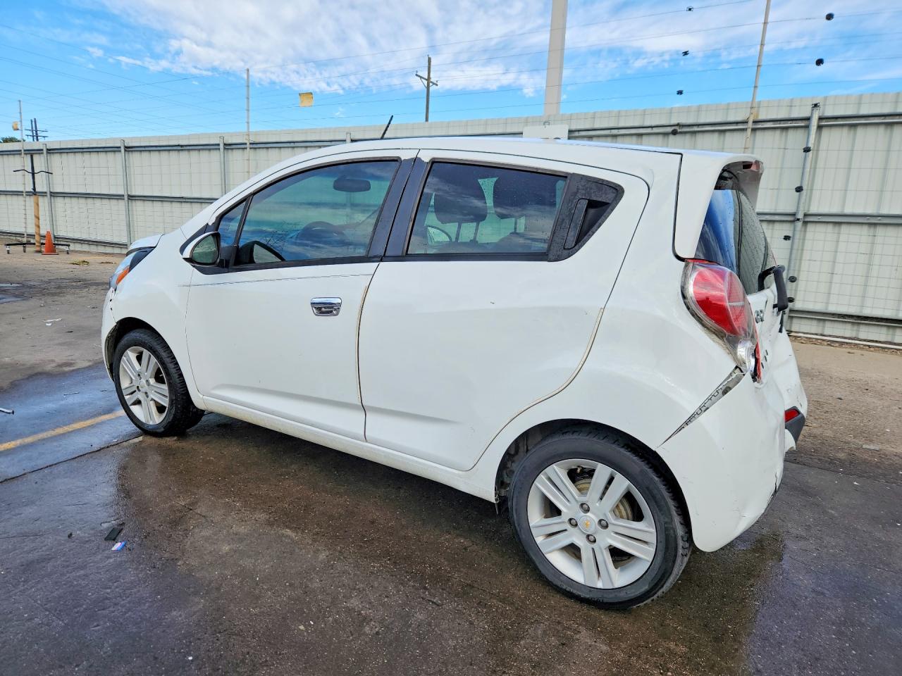 2013 Chevrolet Spark White vin: KL8CD6S95DC567530