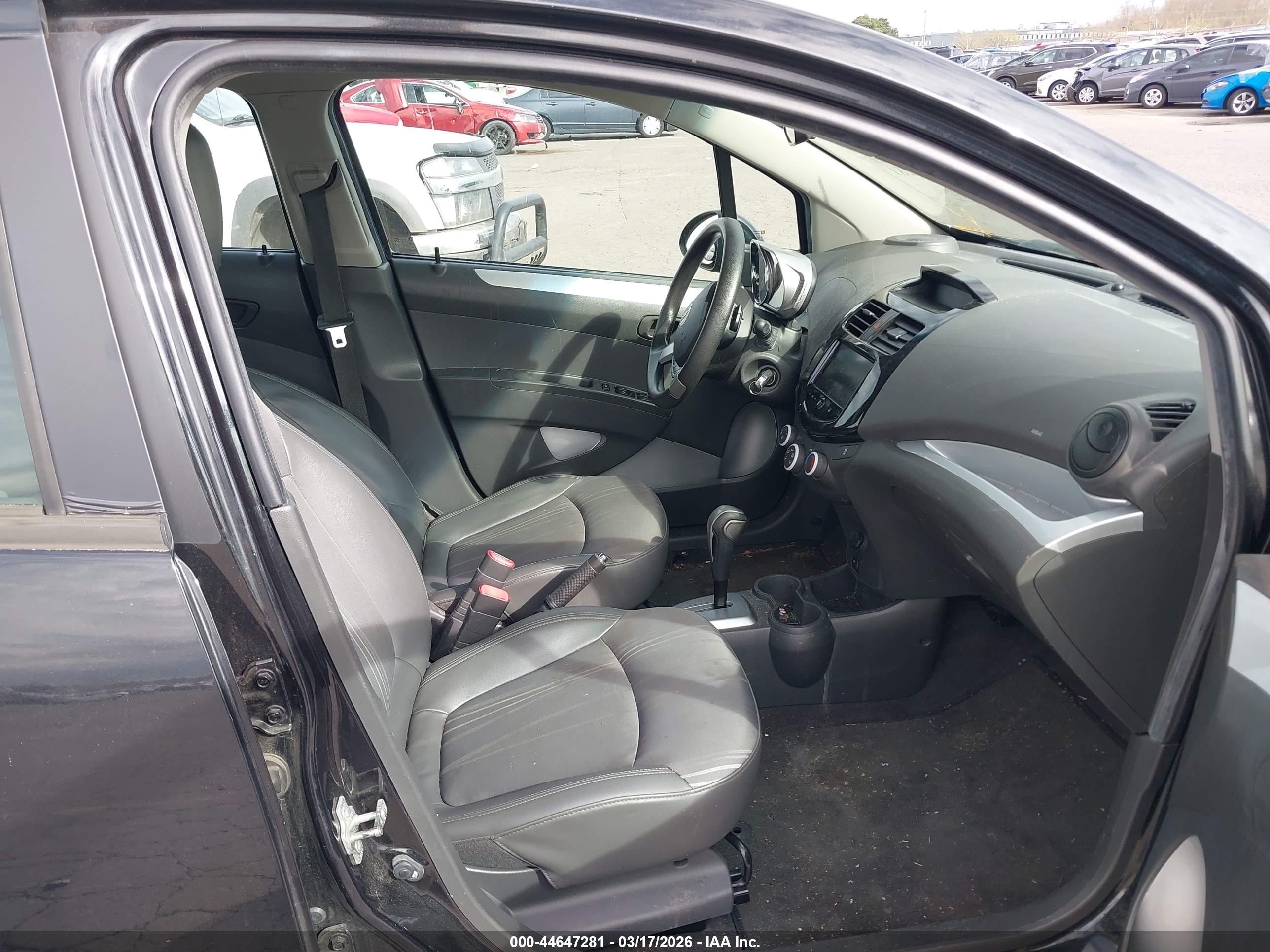 2014 Chevrolet Spark 1lt Auto Black vin: KL8CD6S95EC413451