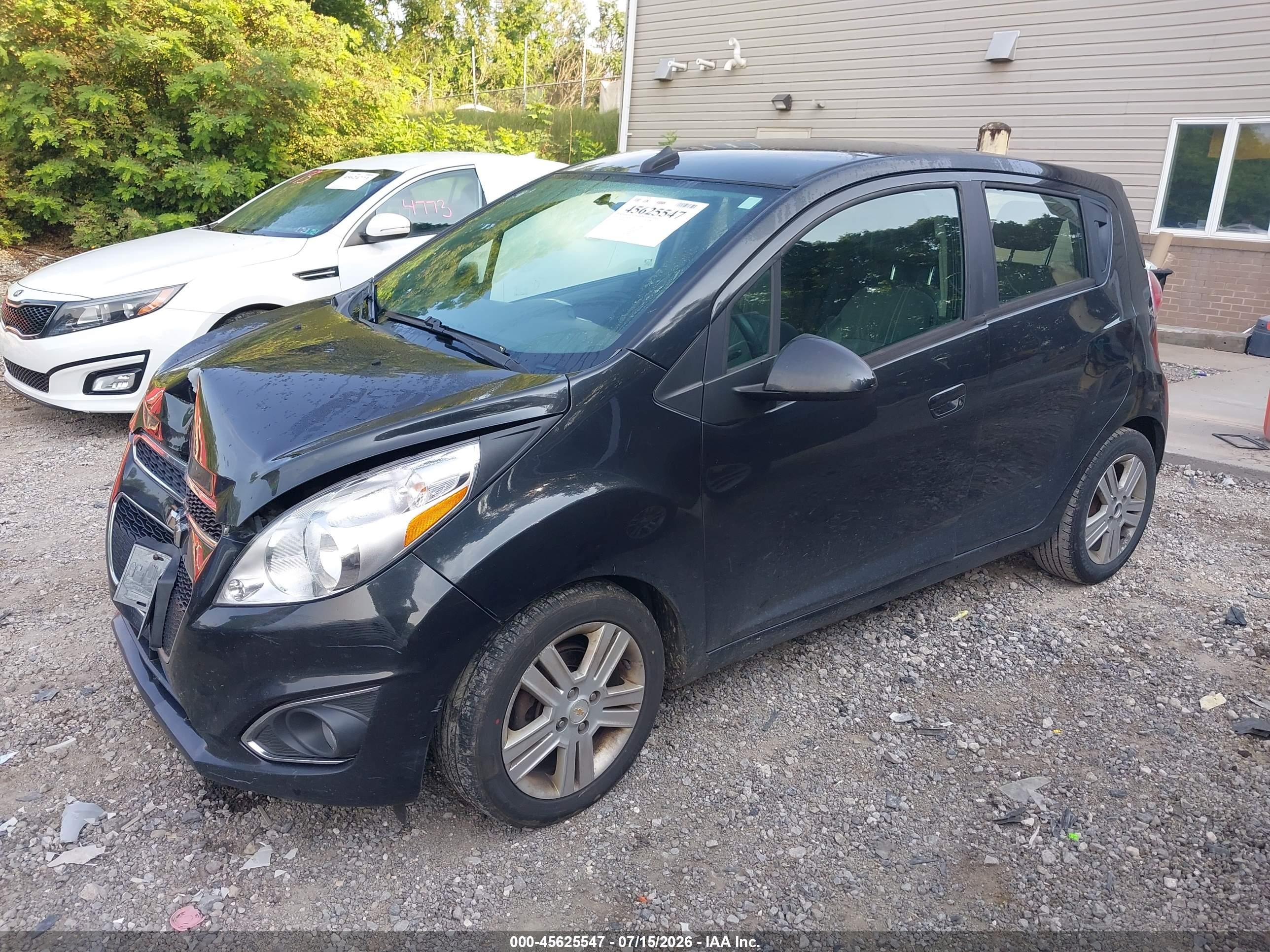 2014 Chevrolet Spark 1lt Auto Black vin: KL8CD6S95EC425955