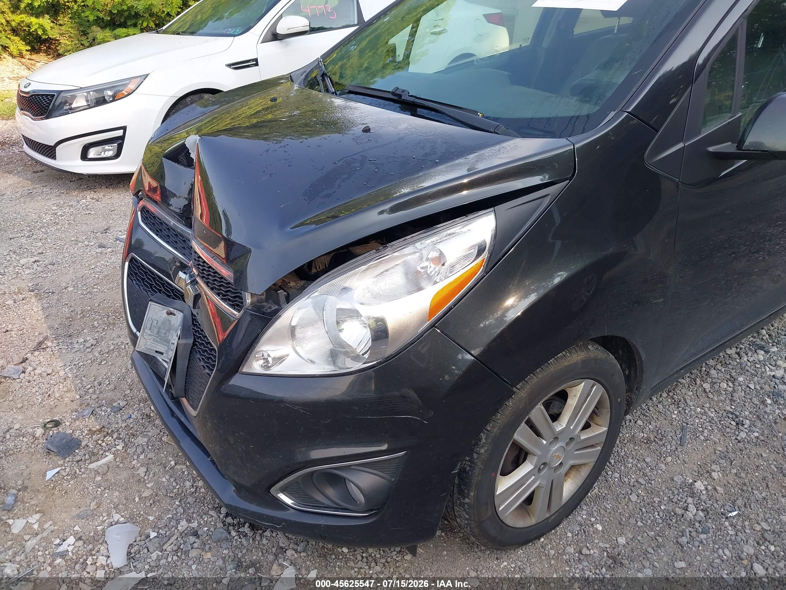 2014 Chevrolet Spark 1lt Auto Black vin: KL8CD6S95EC425955