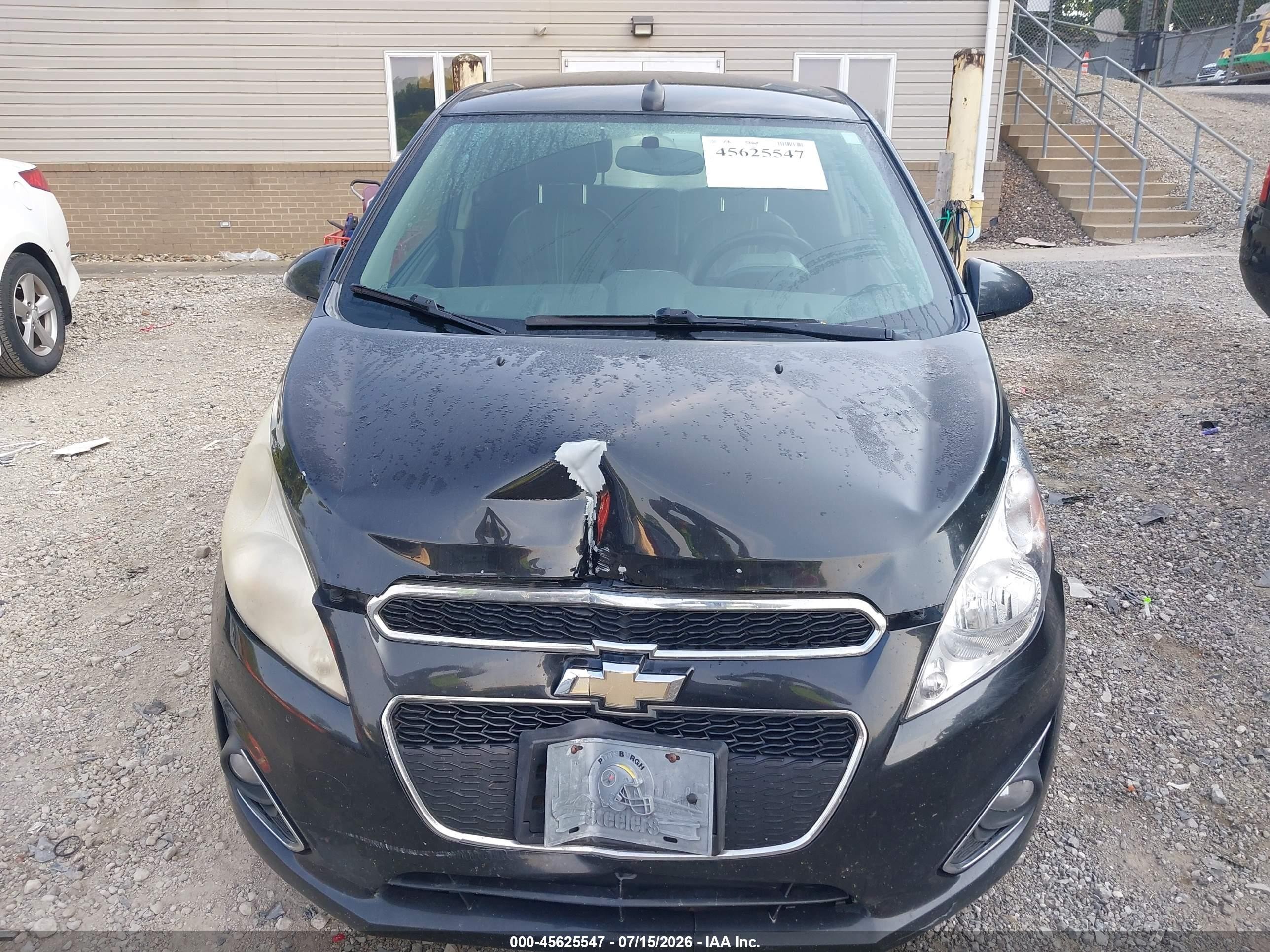 2014 Chevrolet Spark 1lt Auto Black vin: KL8CD6S95EC425955