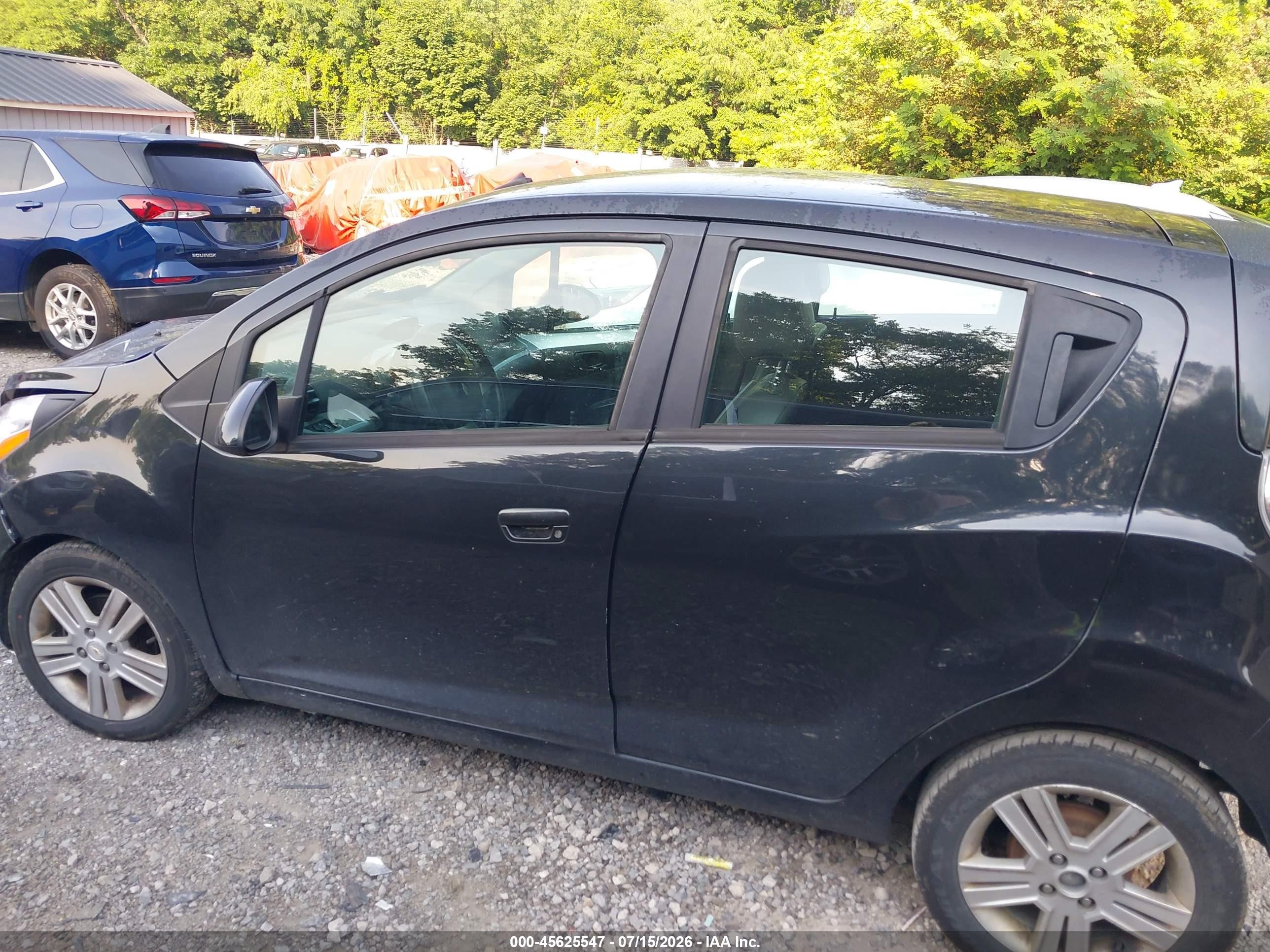2014 Chevrolet Spark 1lt Auto Black vin: KL8CD6S95EC425955