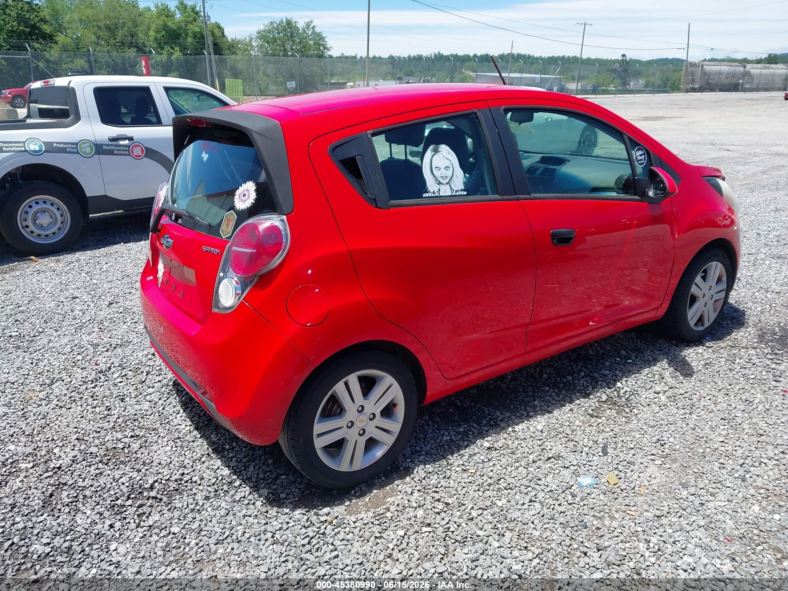 2014 Chevrolet Spark 1lt Auto Красный vin: KL8CD6S95EC454288
