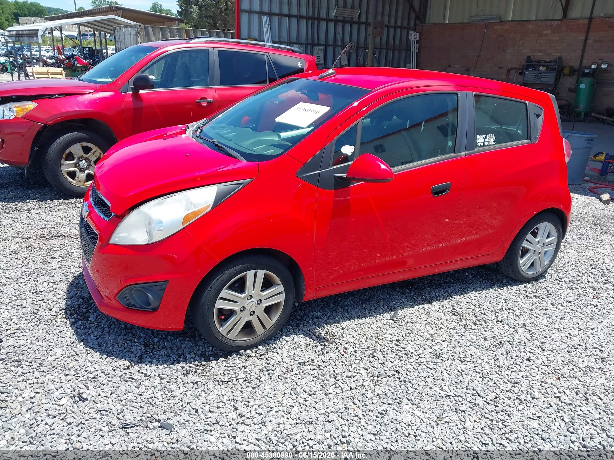 2014 Chevrolet Spark 1lt Auto Красный vin: KL8CD6S95EC454288