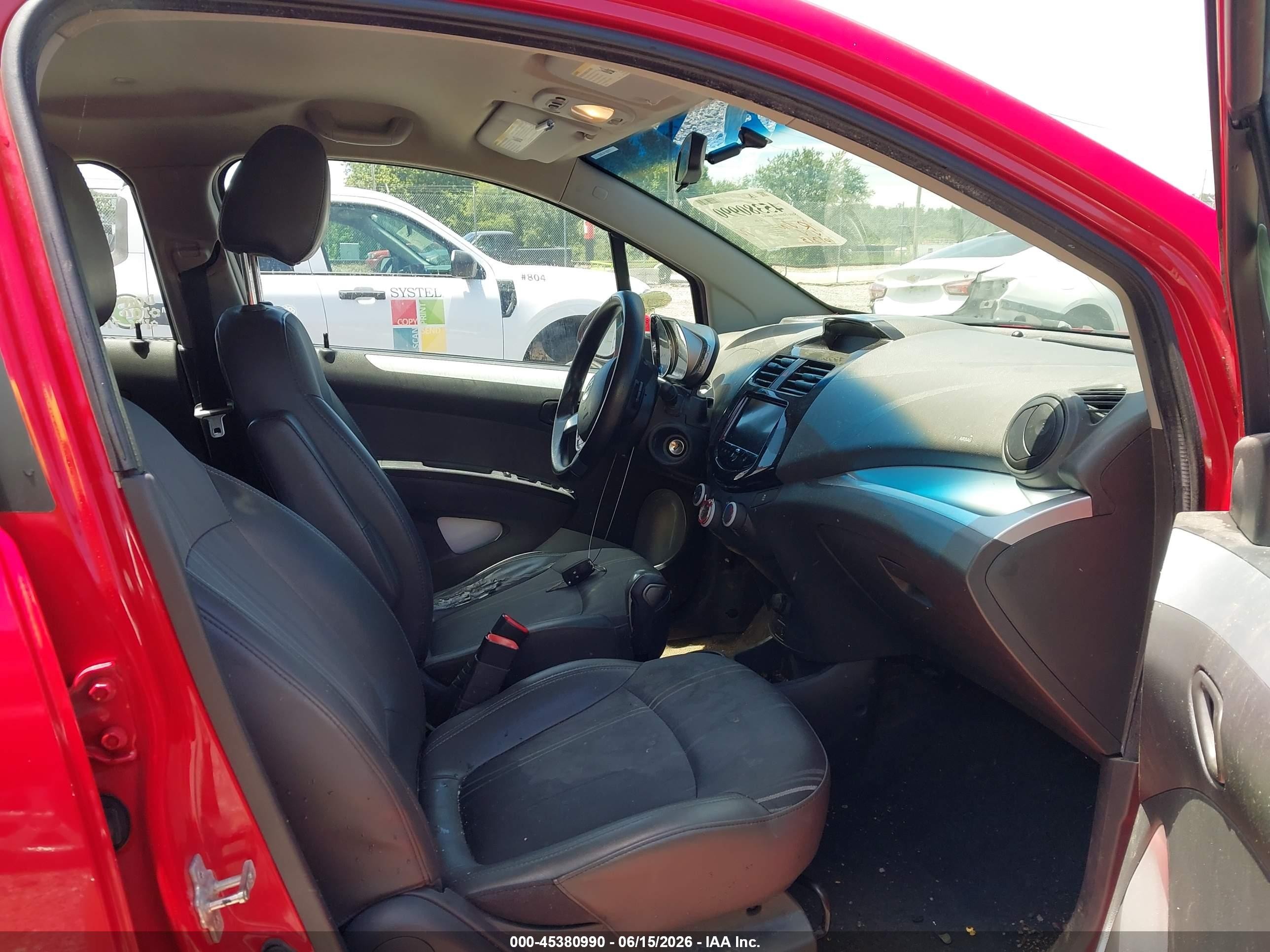 2014 Chevrolet Spark 1lt Auto Красный vin: KL8CD6S95EC454288