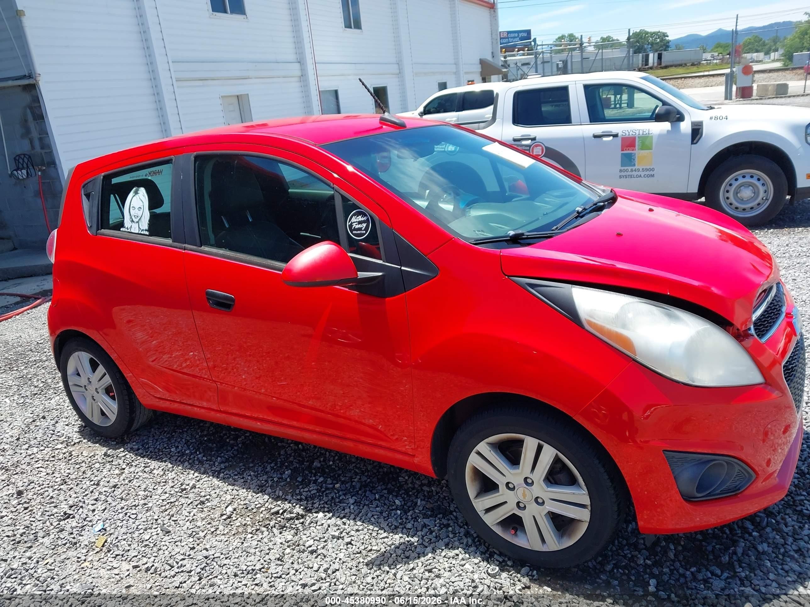 2014 Chevrolet Spark 1lt Auto Красный vin: KL8CD6S95EC454288