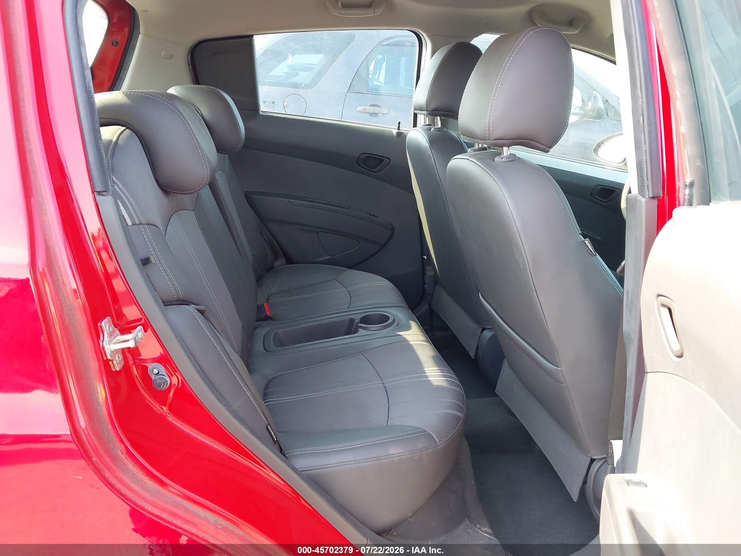 2014 Chevrolet Spark 1lt Auto Red vin: KL8CD6S95EC519771