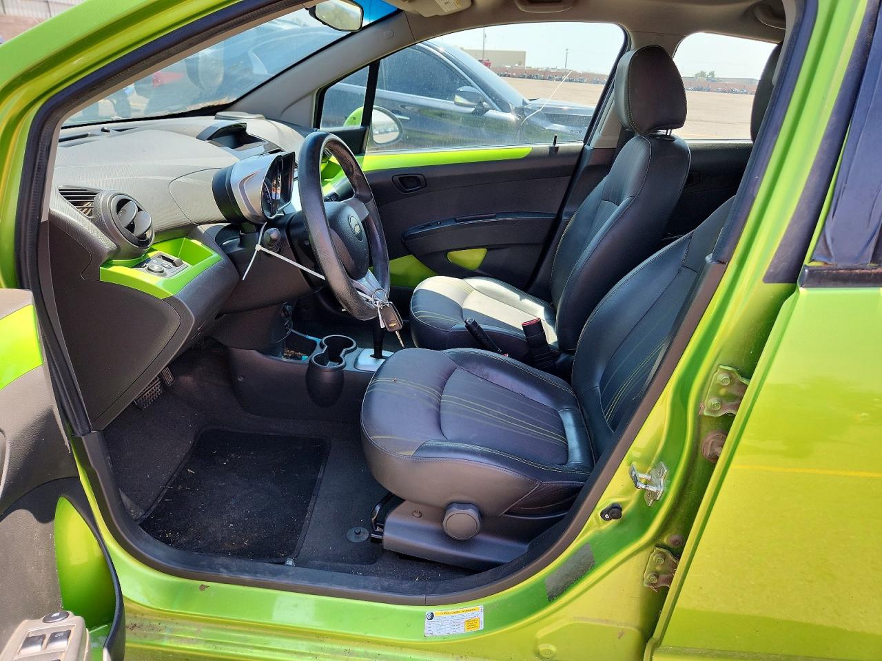 2014 Chevrolet Spark 1lt Green vin: KL8CD6S95EC539793