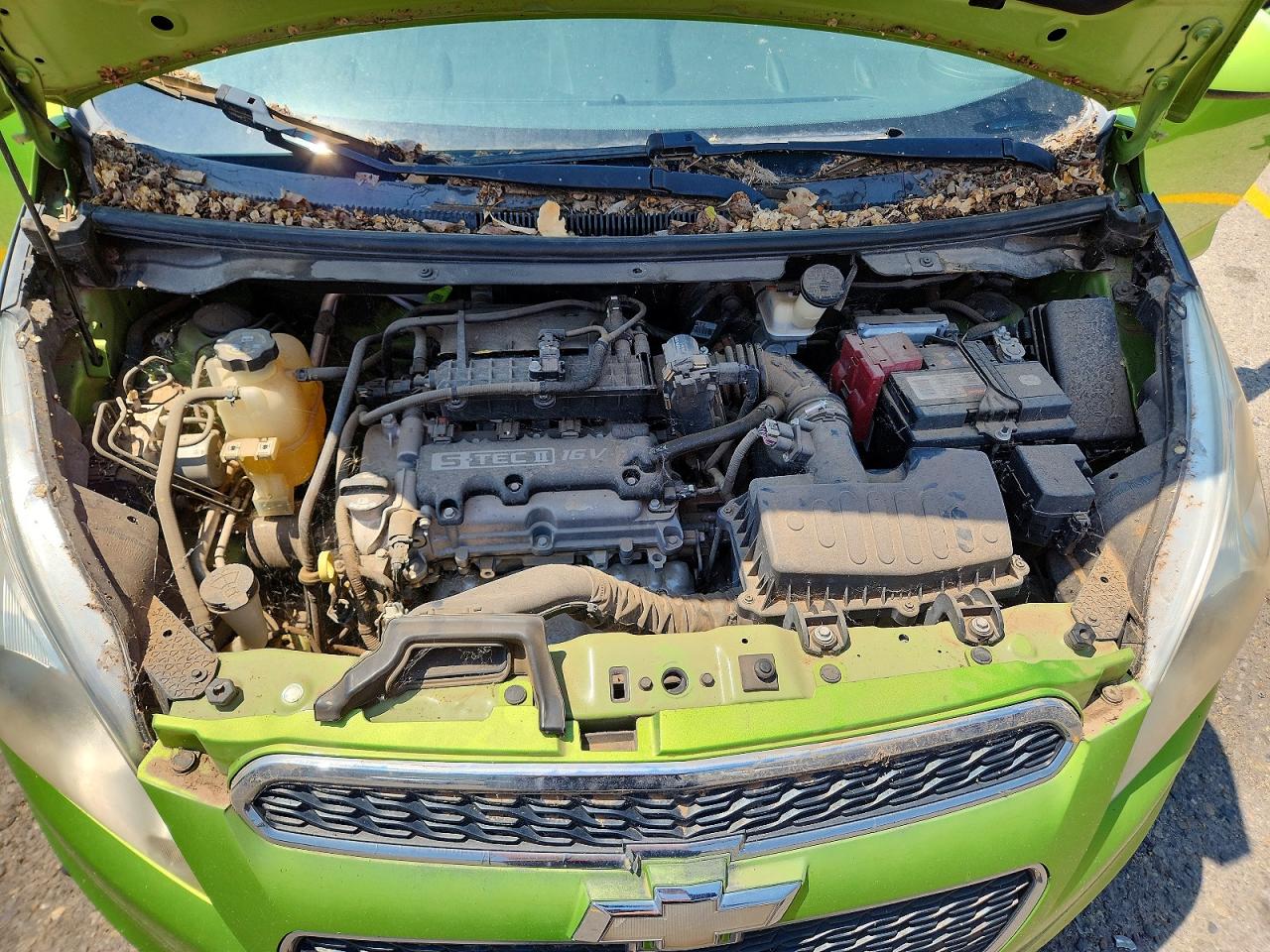 2014 Chevrolet Spark 1lt Green vin: KL8CD6S95EC539793