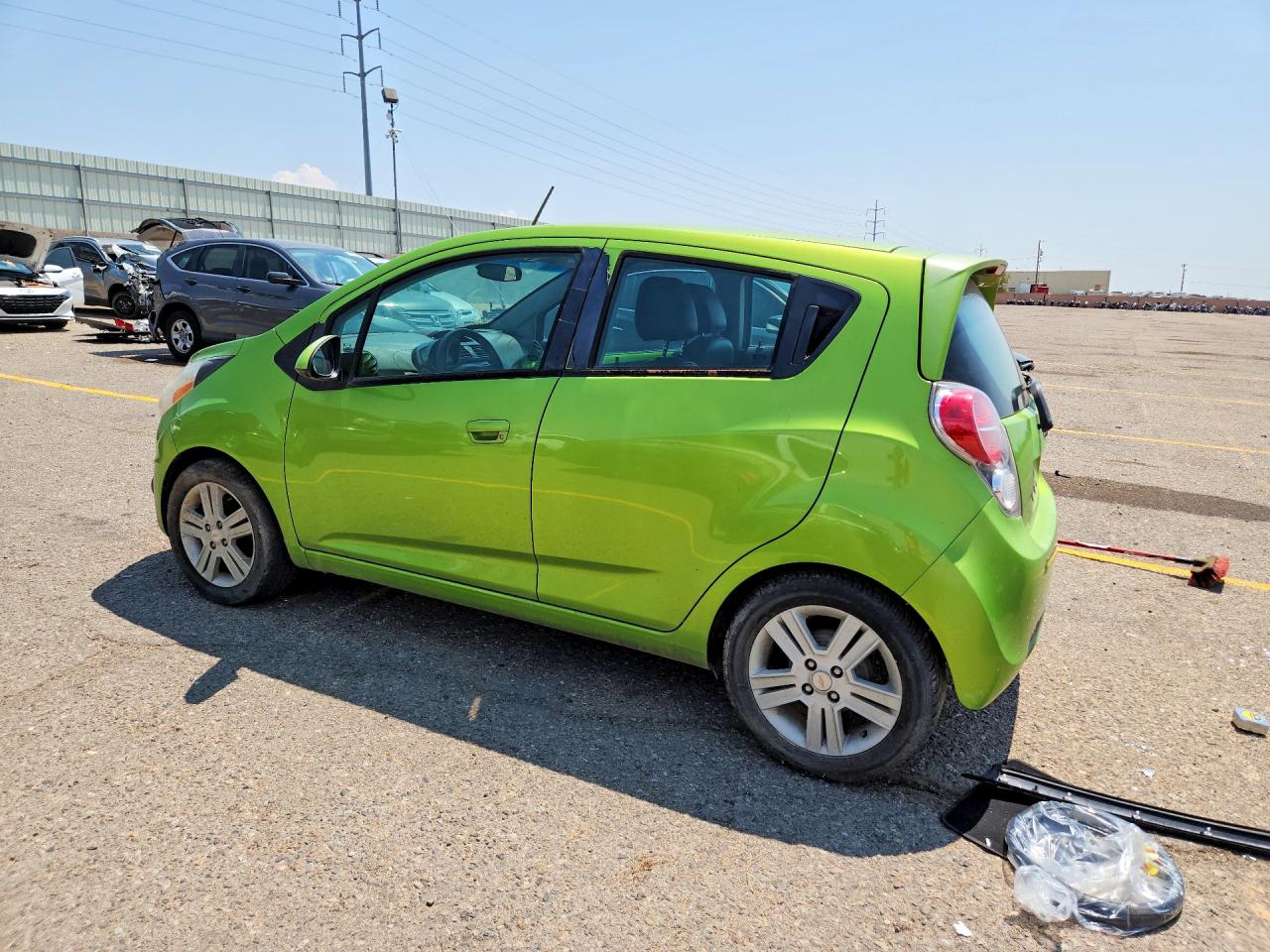 2014 Chevrolet Spark 1lt Green vin: KL8CD6S95EC539793