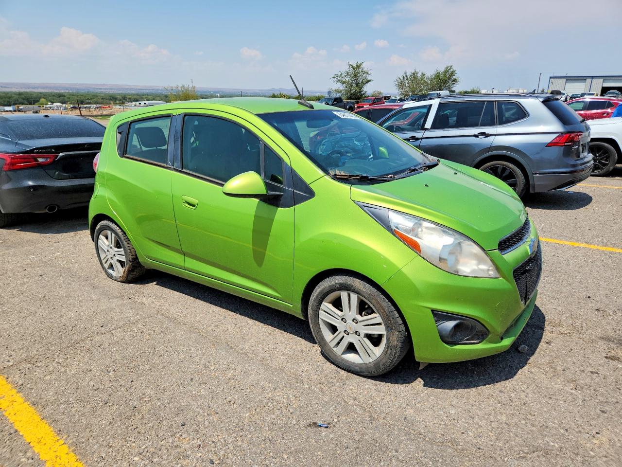 2014 Chevrolet Spark 1lt Green vin: KL8CD6S95EC539793