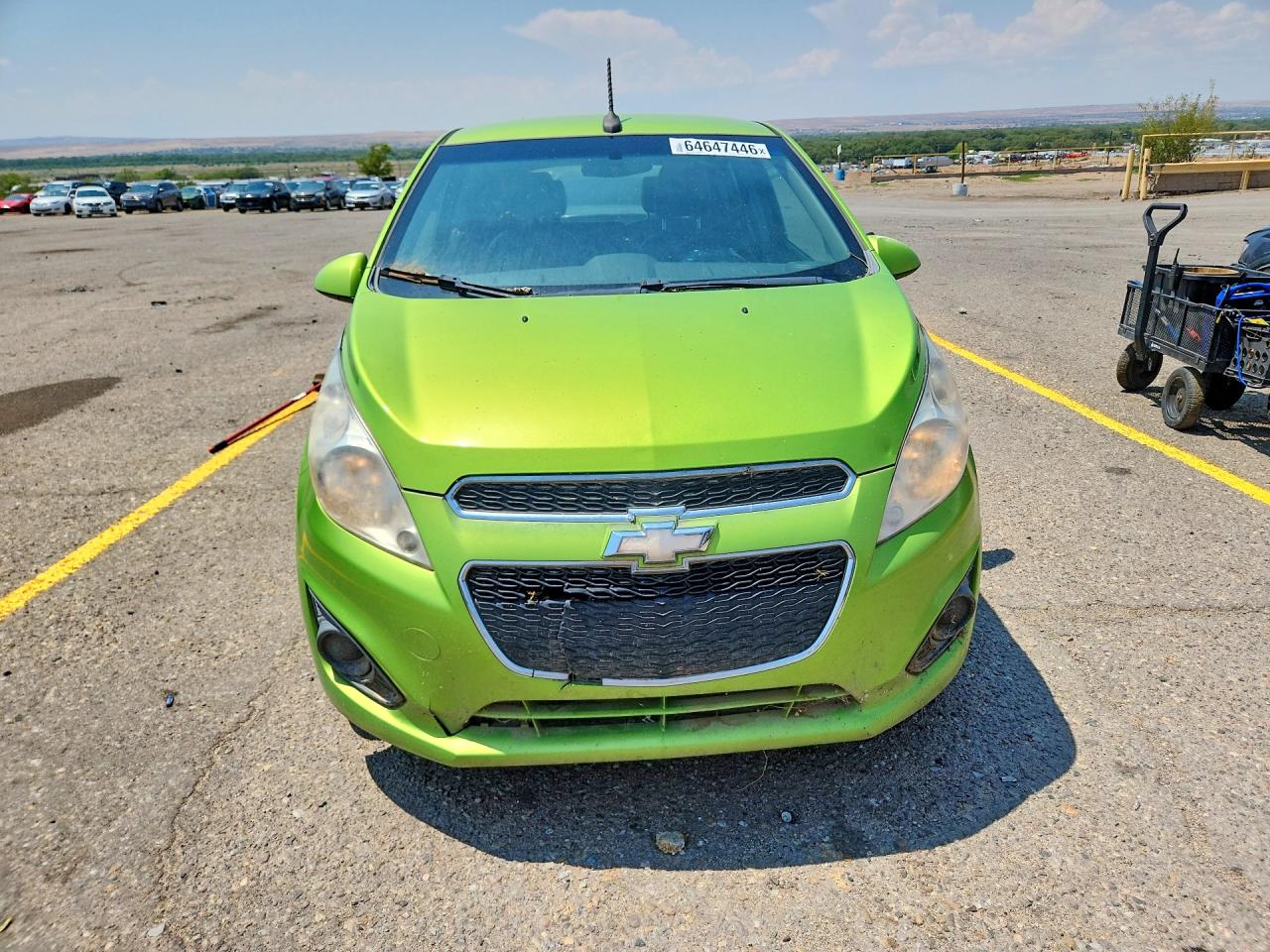 2014 Chevrolet Spark 1lt Green vin: KL8CD6S95EC539793