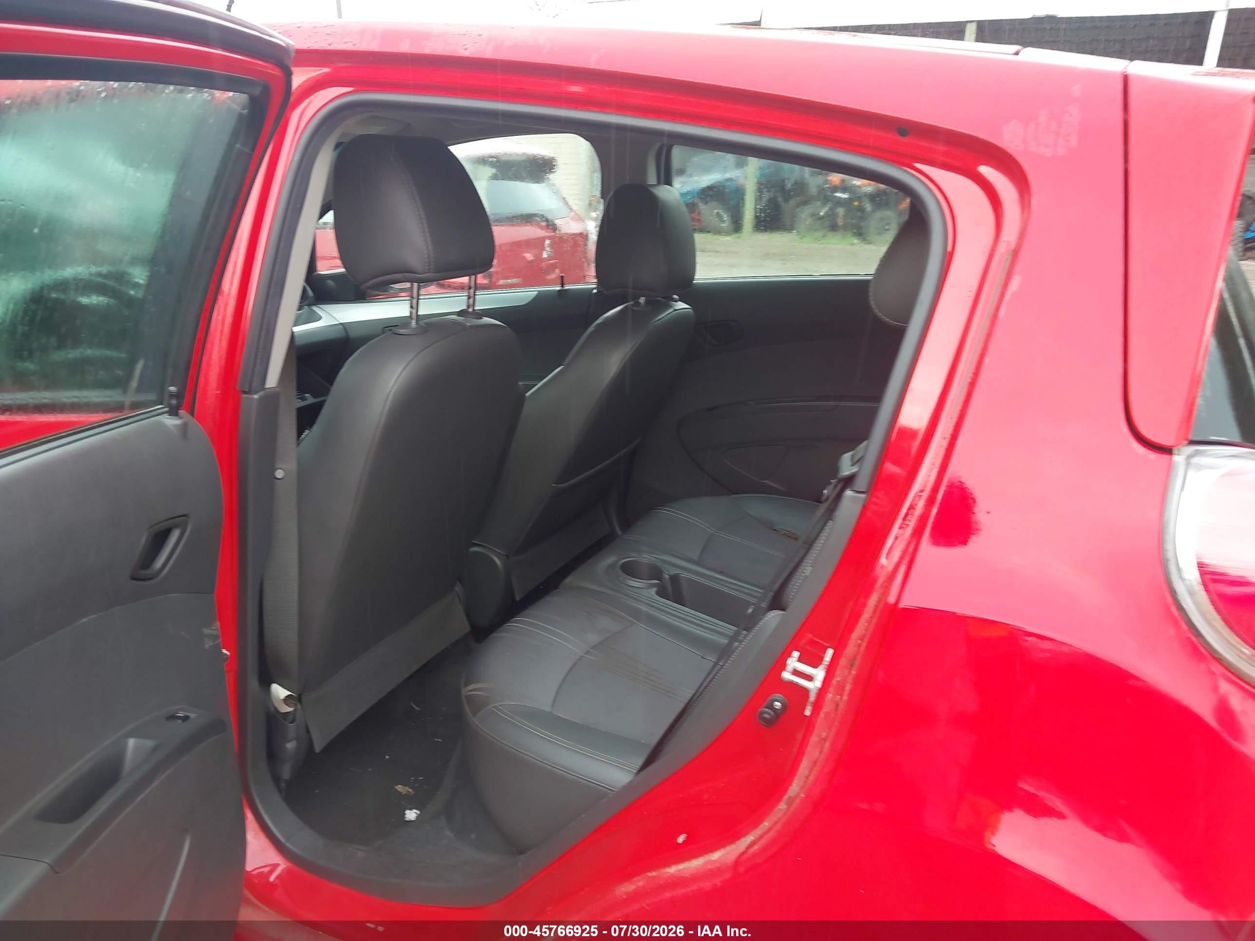 2014 Chevrolet Spark 1lt Auto Red vin: KL8CD6S95EC541253