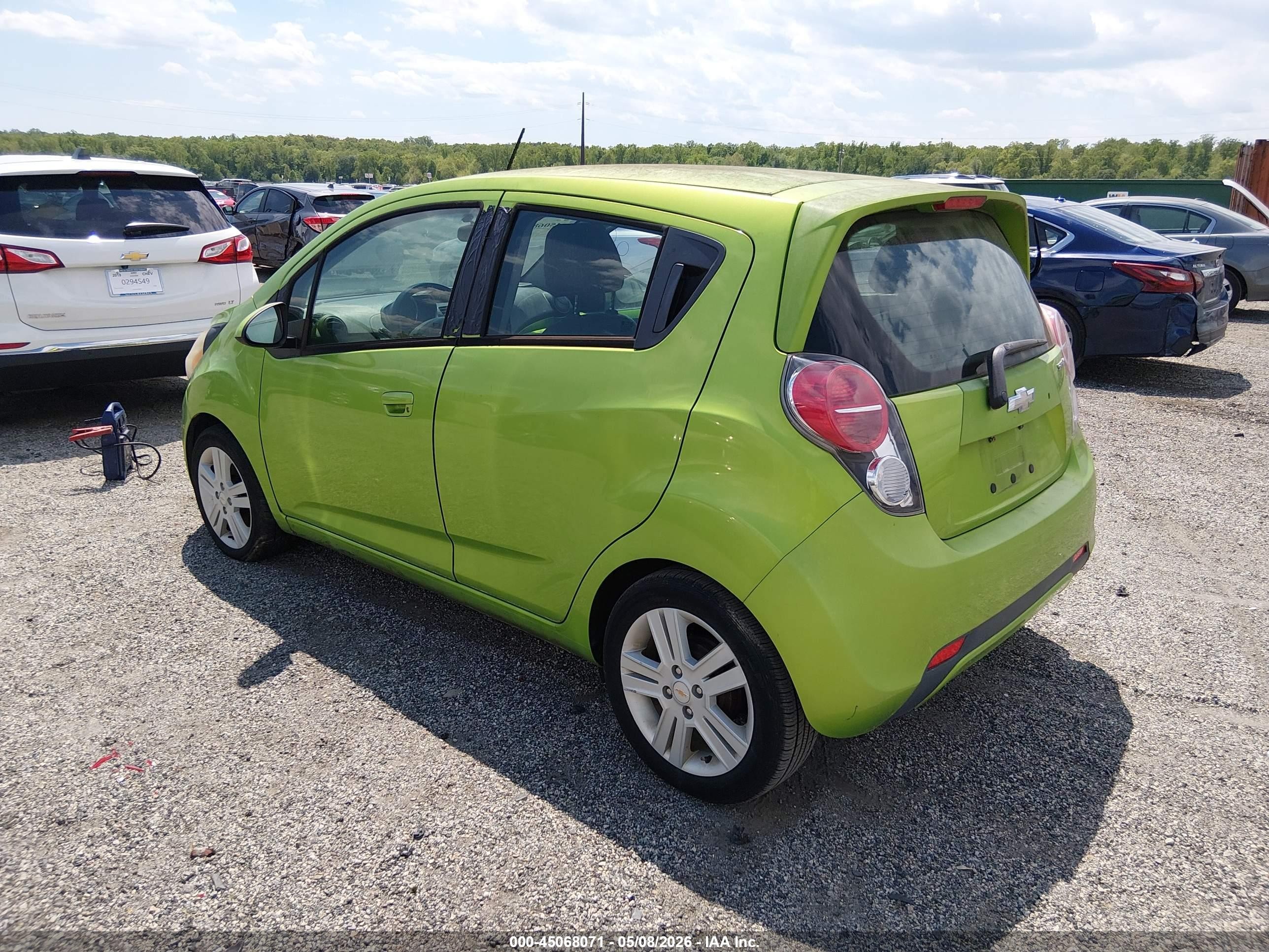 2014 Chevrolet Spark 1lt Auto Green vin: KL8CD6S95EC548722