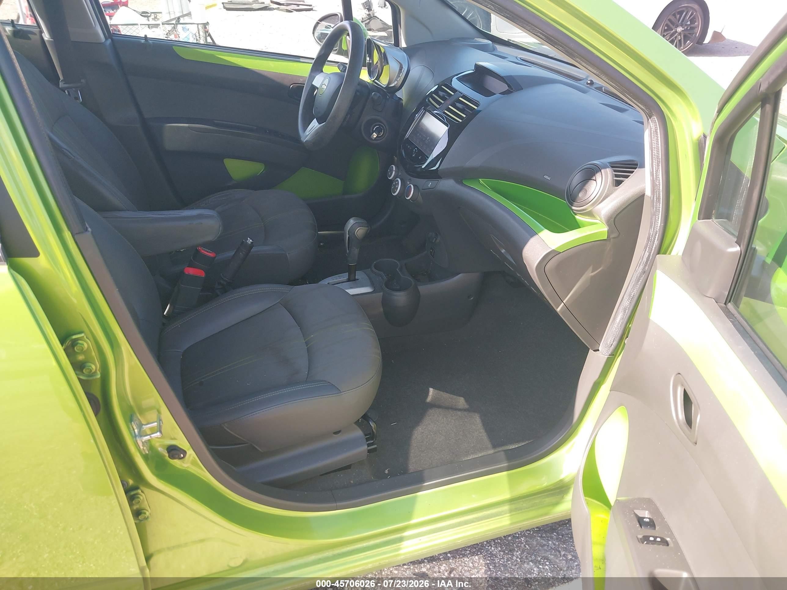 2014 Chevrolet Spark 1lt Auto Green vin: KL8CD6S95EC581798