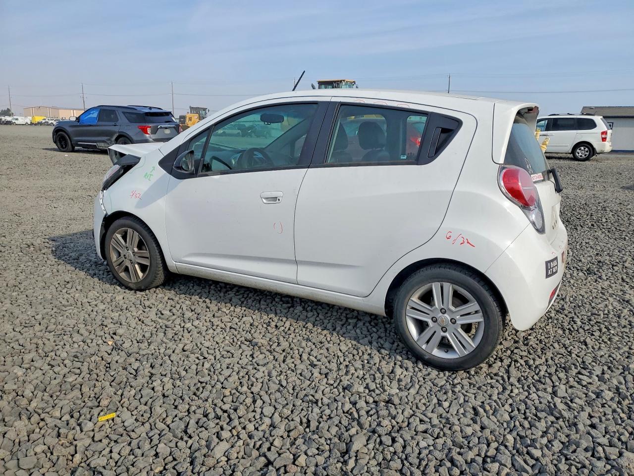 2015 Chevrolet Spark 1lt White vin: KL8CD6S95FC761137