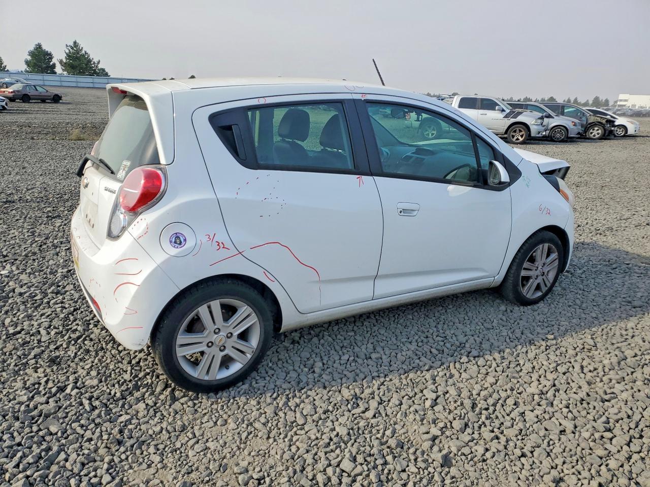 2015 Chevrolet Spark 1lt White vin: KL8CD6S95FC761137