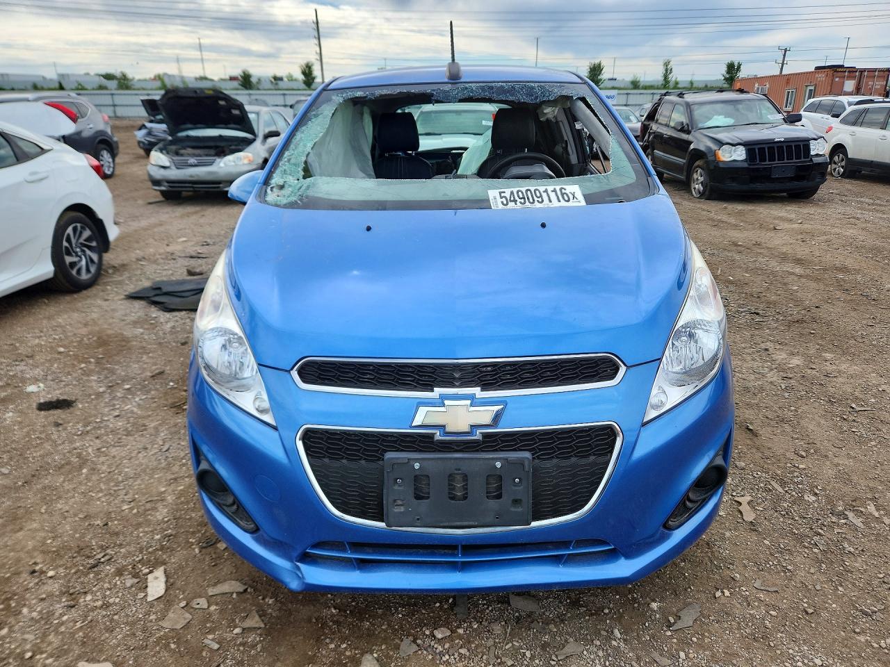 2015 Chevrolet Spark 1lt Blue vin: KL8CD6S95FC762613